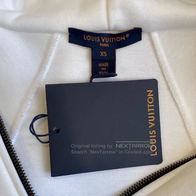 Louis Vuitton Louis Vuitton White monogrammed hooded sweatshirt Size US XS / EU 42 / 0 - 3 Thumbnail