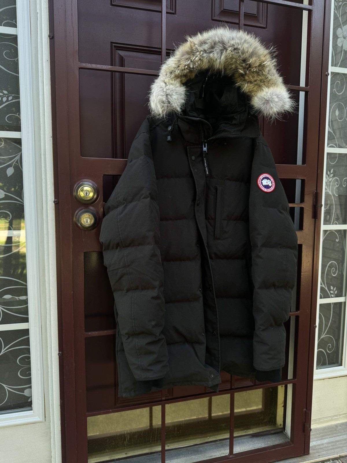 Canada Goose Black Canada Goose Men's Parka with Fur Trim Hood - [XL] Size US XL / EU 56 / 4 - 3 Thumbnail