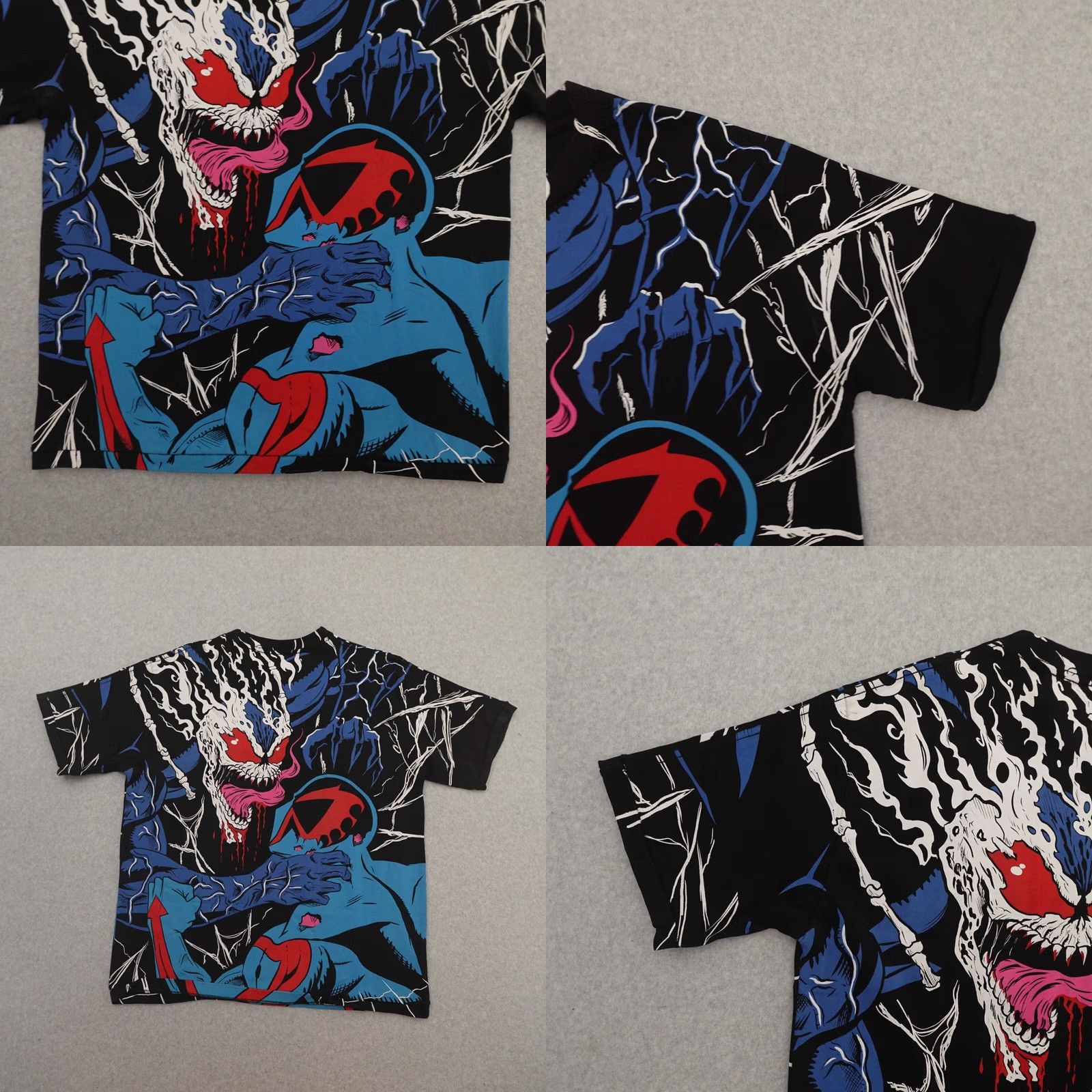 Vintage Chronic Images T-Shirt Mens Large (23x29) Spiderman x VENOM 2000 Modern Boot Size US L / EU 52-54 / 3 - 8 Thumbnail