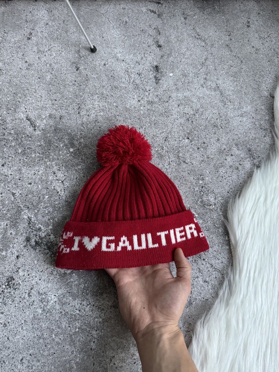 Jean Paul Gaultier Vintage I love Jean Paul Gaultier y2k big logo hat Size ONE SIZE - 12 Thumbnail