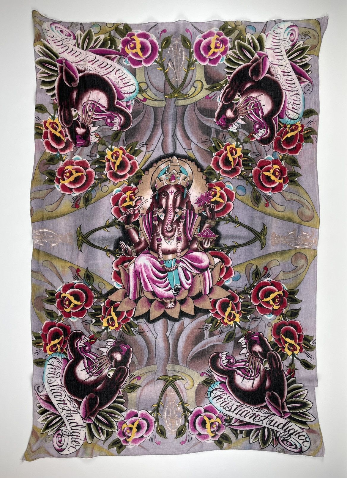 Ed Hardy Ed hardy Christian Audigier Scarf Size ONE SIZE - 1 Thumbnail