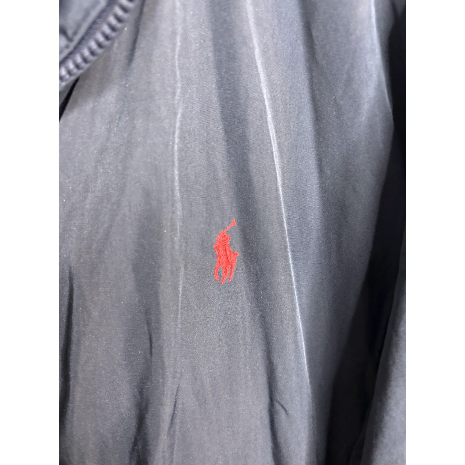 Polo Ralph Lauren VINTAGE Polo Ralph Lauren Jacket Mens XL Navy Hooded Full Zip Quilted Lined Pony Logo Size US XL / EU 56 / 4 - 3 Thumbnail