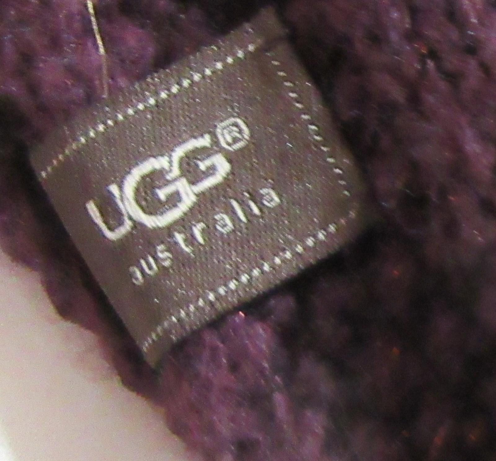 Other UGG Australia Womens Wool Blend Cable Knit Pom Scarf NWT Size ONE SIZE - 4 Thumbnail