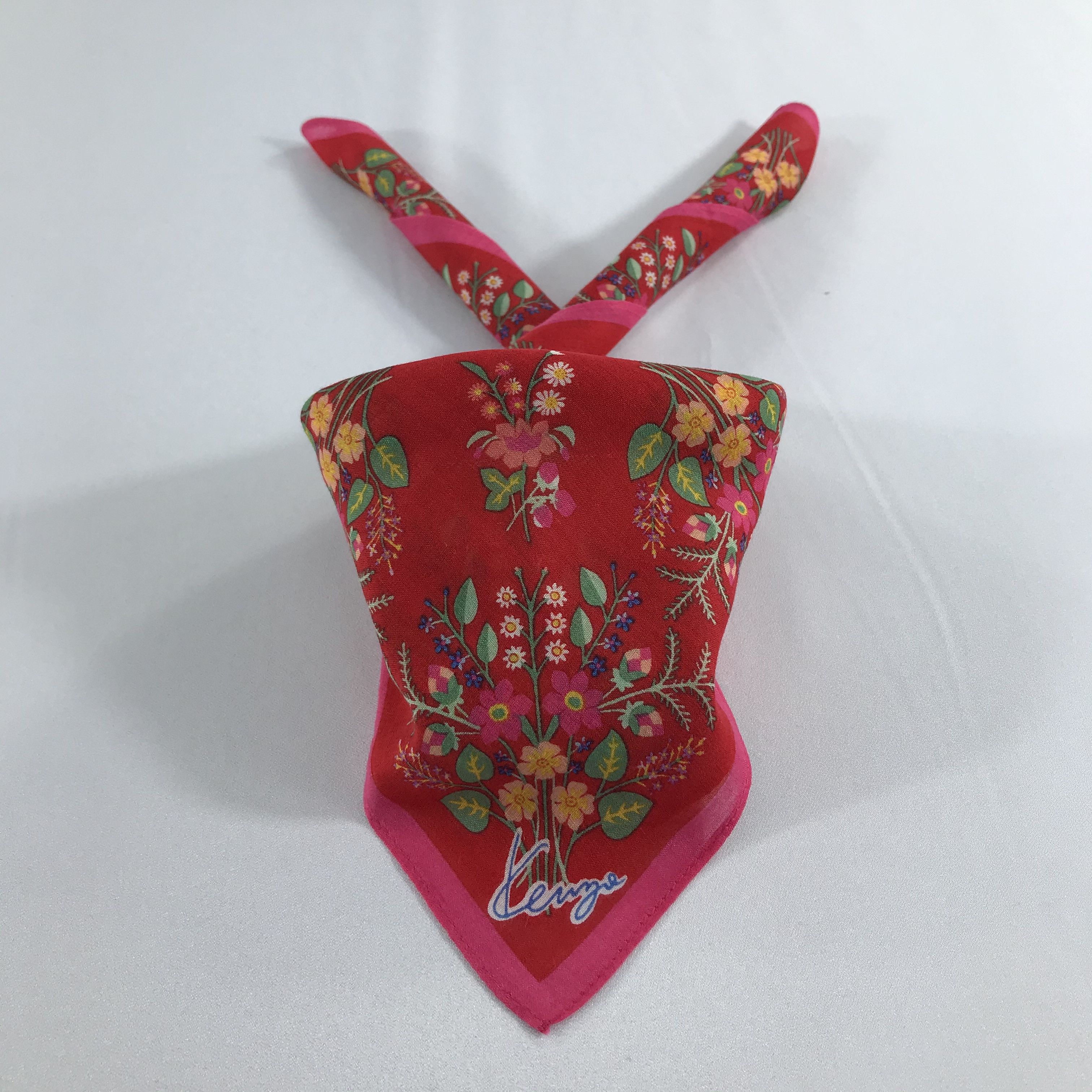 Kenzo Kenzo Handkerchief Neckerchief Bandana H1106 Size ONE SIZE - 2 Thumbnail