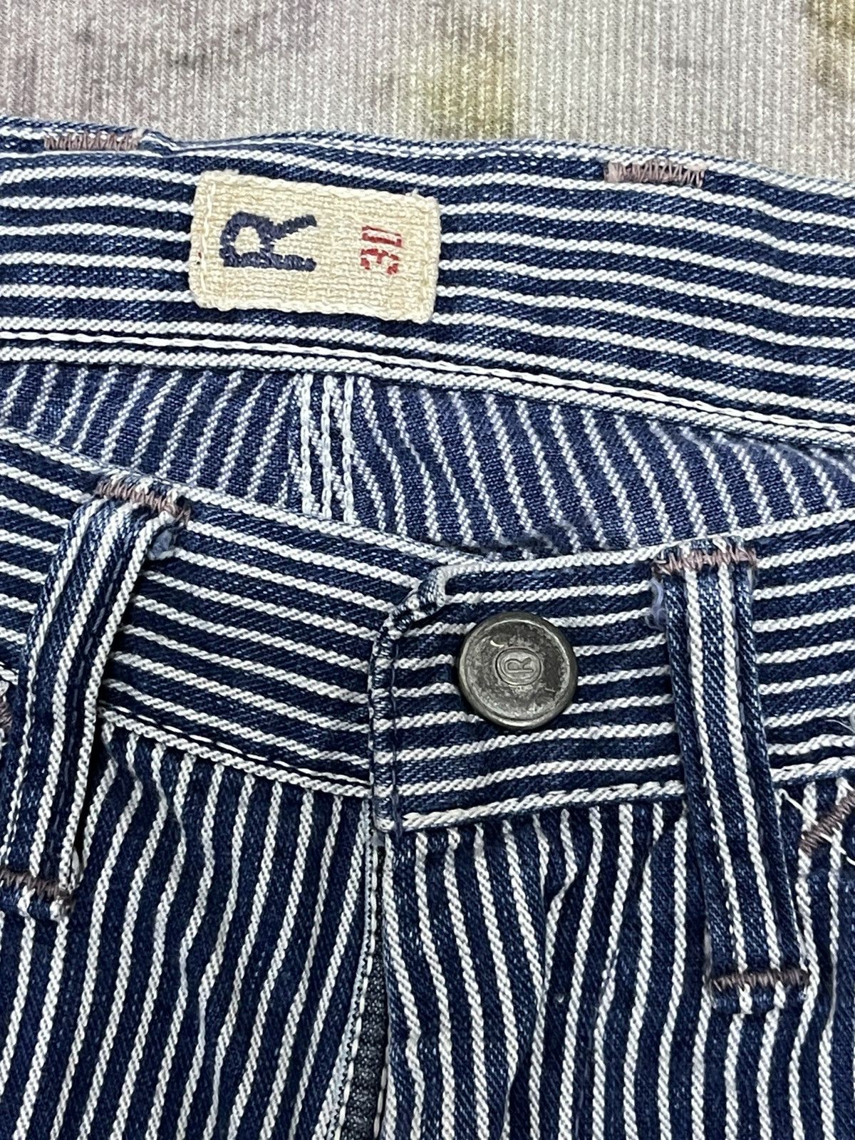 Japanese Brand Flare Japanese Stripe Vintage Size US 29 - 14 Thumbnail