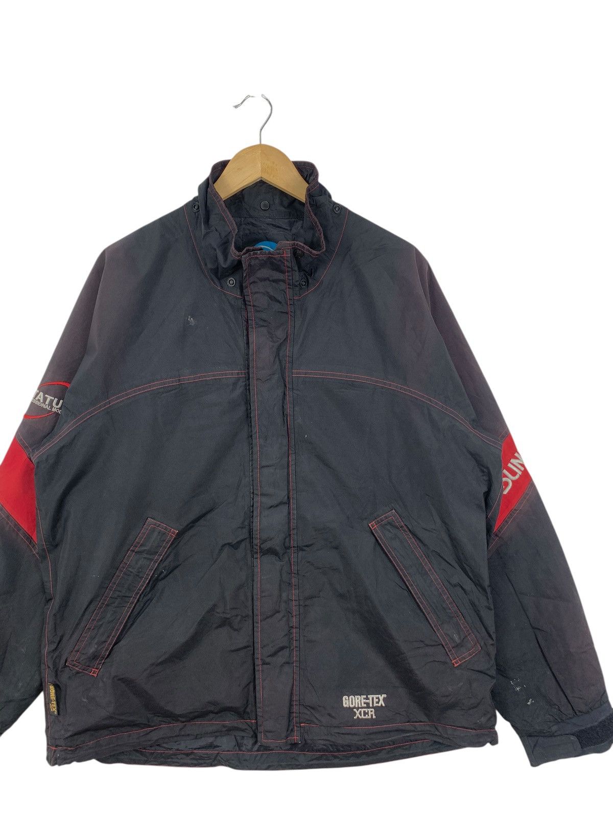 Goretex Vintage GORETEX XCR x STATUS SUNLINE Natural Distress Parka Size US XXL / EU 58 / 5 - 5 Thumbnail
