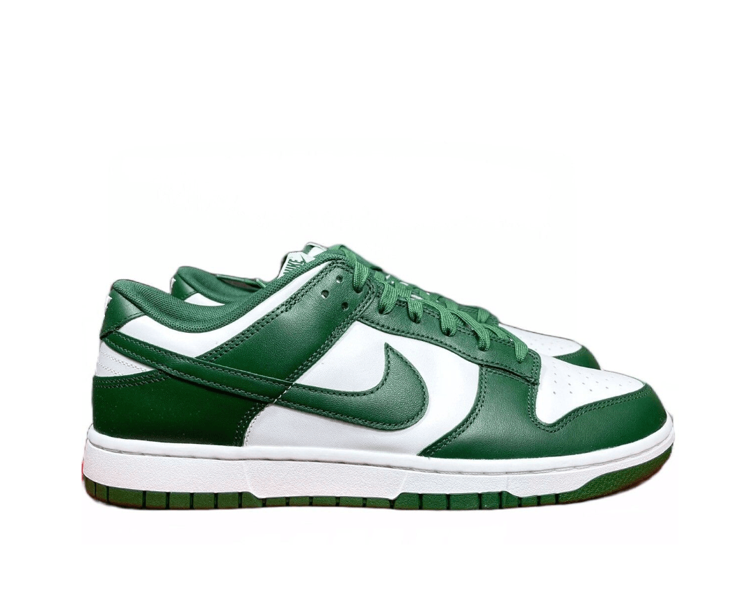 image of Nike Dunk Low "michigan State" Shoes in Green, Men's (Size 11.5)