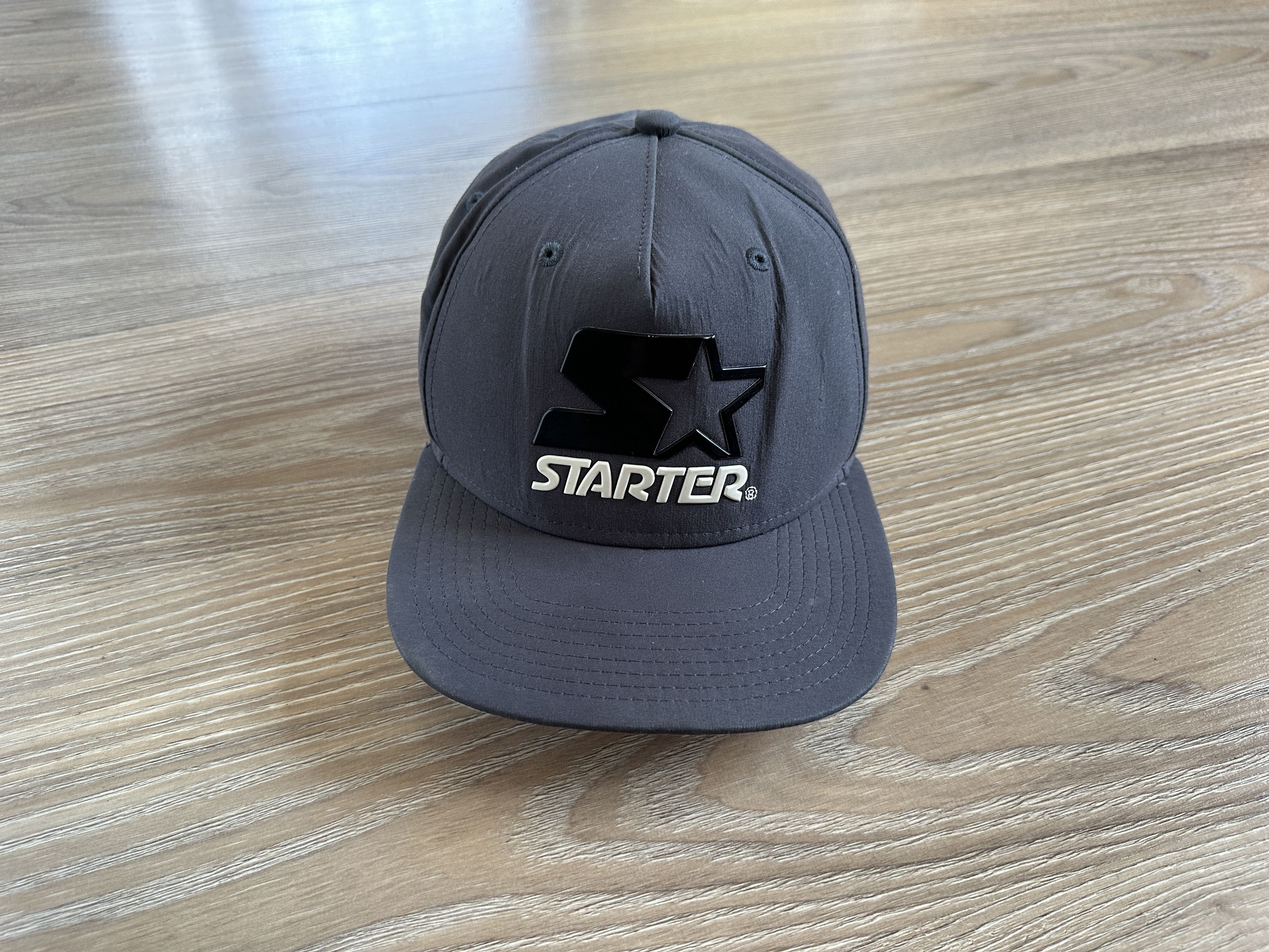 Starter × Vintage Starter Big Logo Grey Snapback Hat Size ONE SIZE - 3 Thumbnail