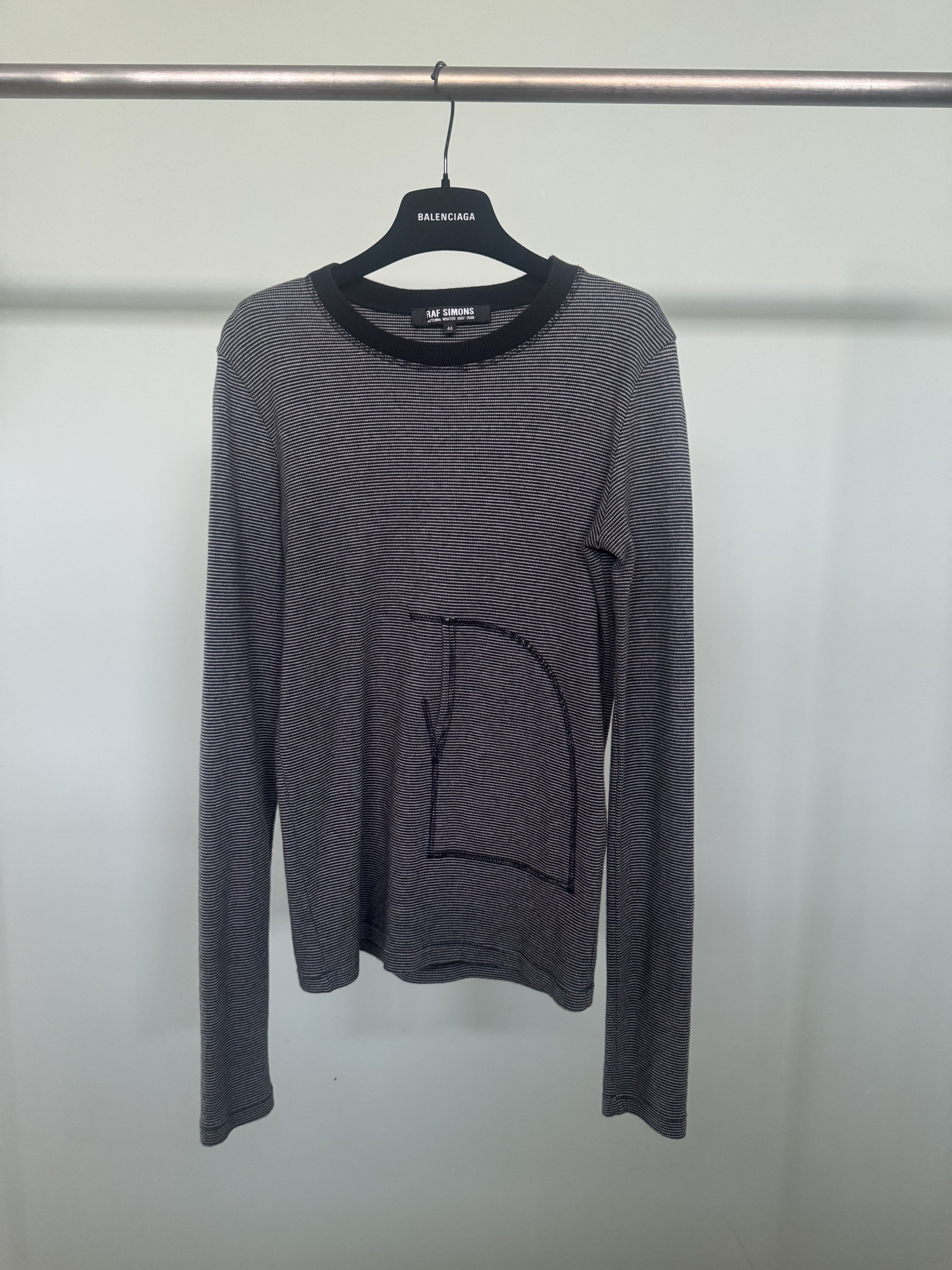 AW2008 Skinny Knit Front Pocket L/S