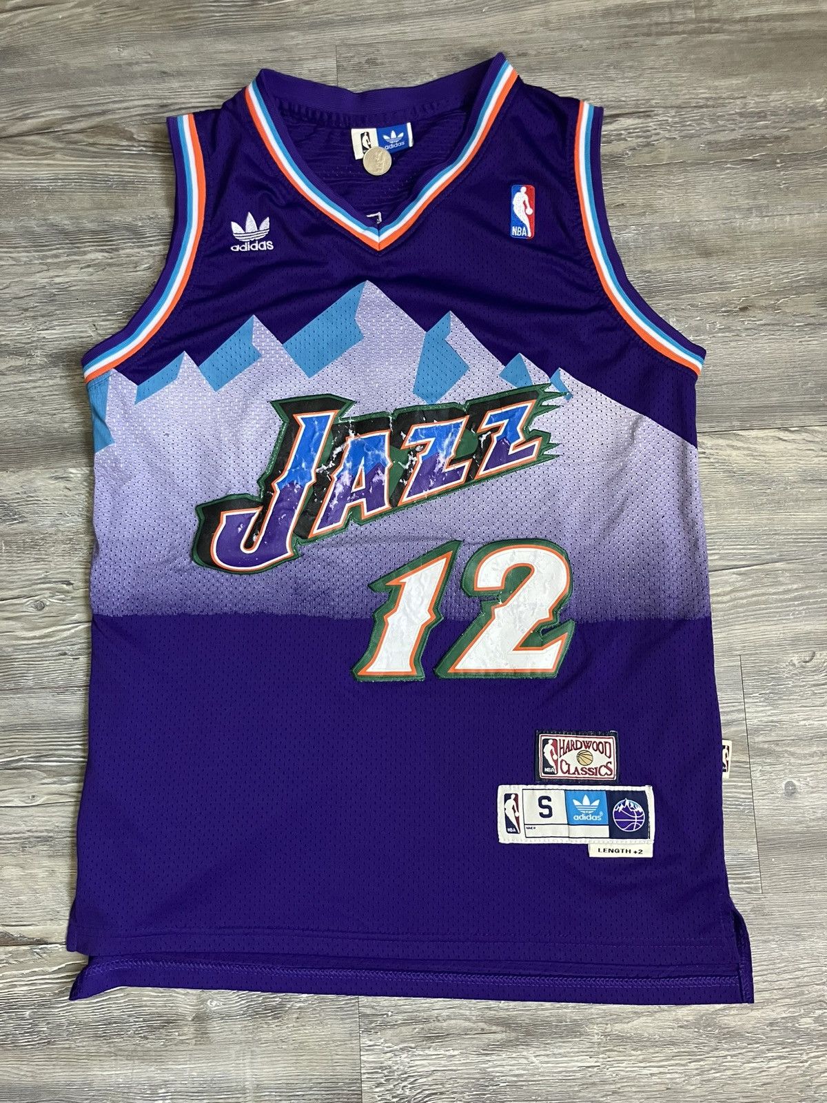 Adidas Utah jazz purple jersey John Stockton size S Size US S / EU 44-46 / 1 - 1 Thumbnail