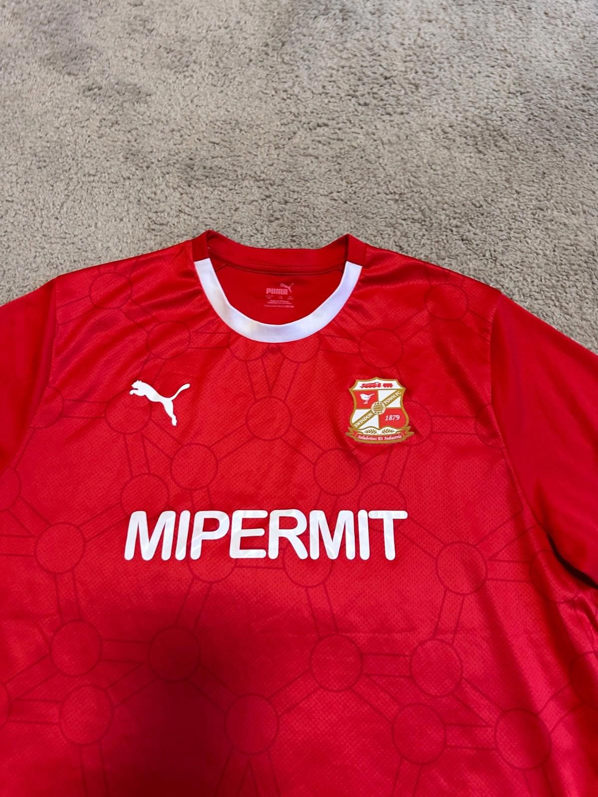 Puma Swindon Town FC 2023/24 Hom Football Shirt Soccer Jersey XXL Size US XXL / EU 58 / 5 - 4 Thumbnail