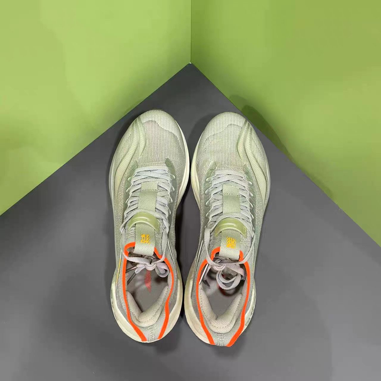 Li-Ning Li-Ning Big JueYing Boom Grey Orange Running Shoes K15 Size US 10 / EU 43 - 7 Thumbnail