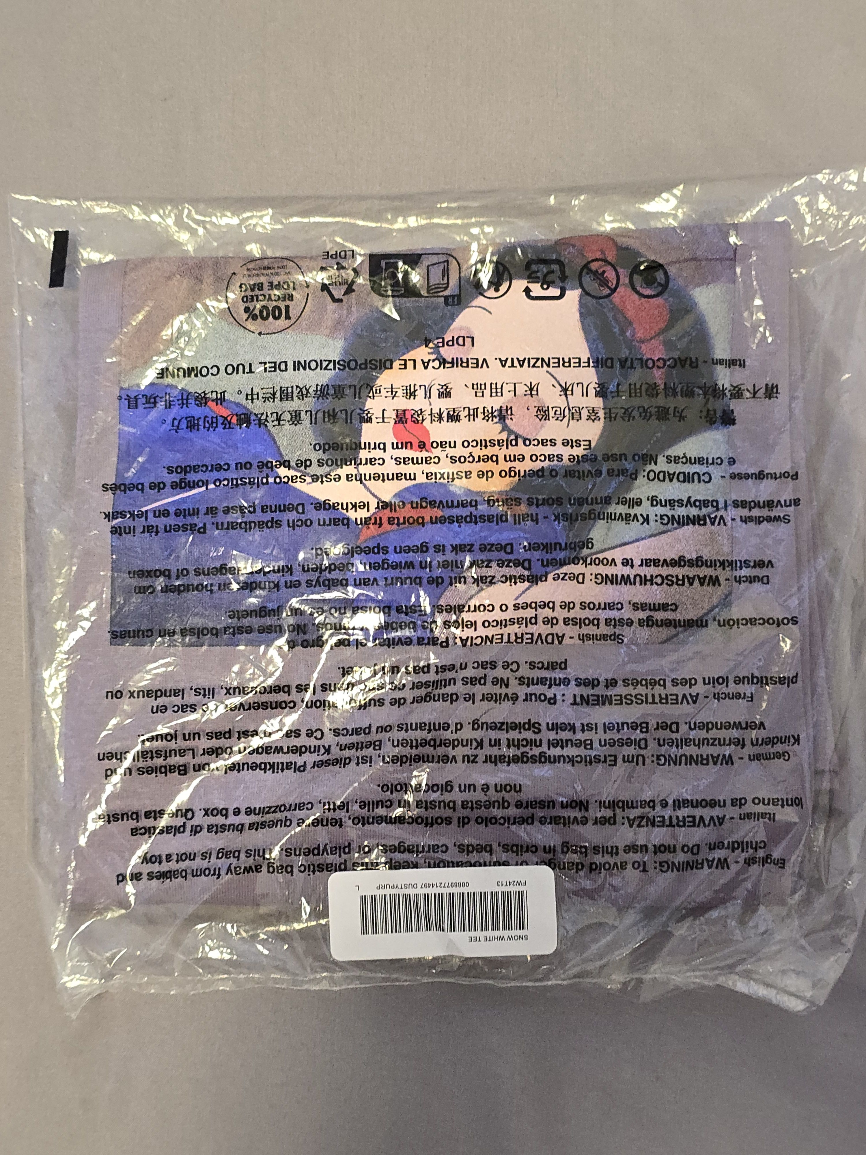 Supreme Snow White Tee