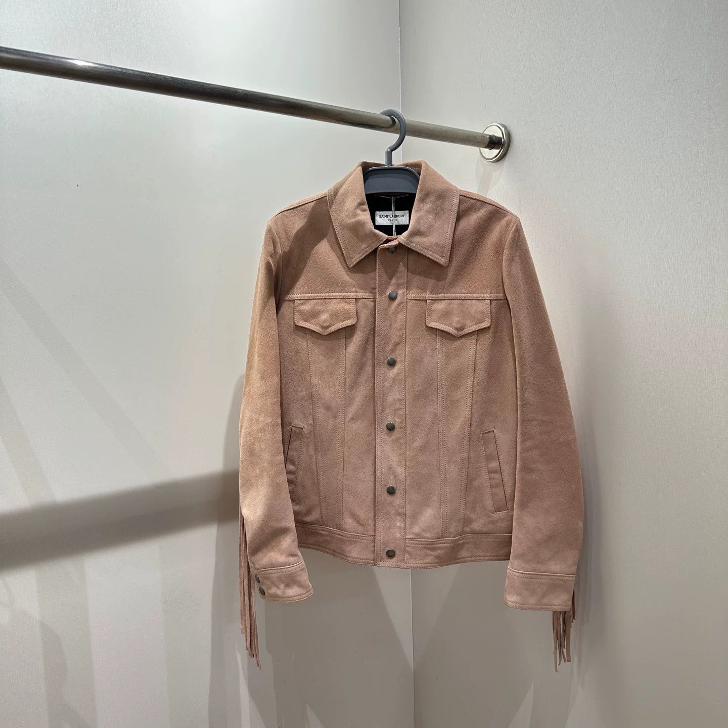 Saint Laurent Paris Saint Laurent Paris Leather T-Shirt it_36 Women Size XS / US 0-2 / IT 36-38 - 1 Thumbnail