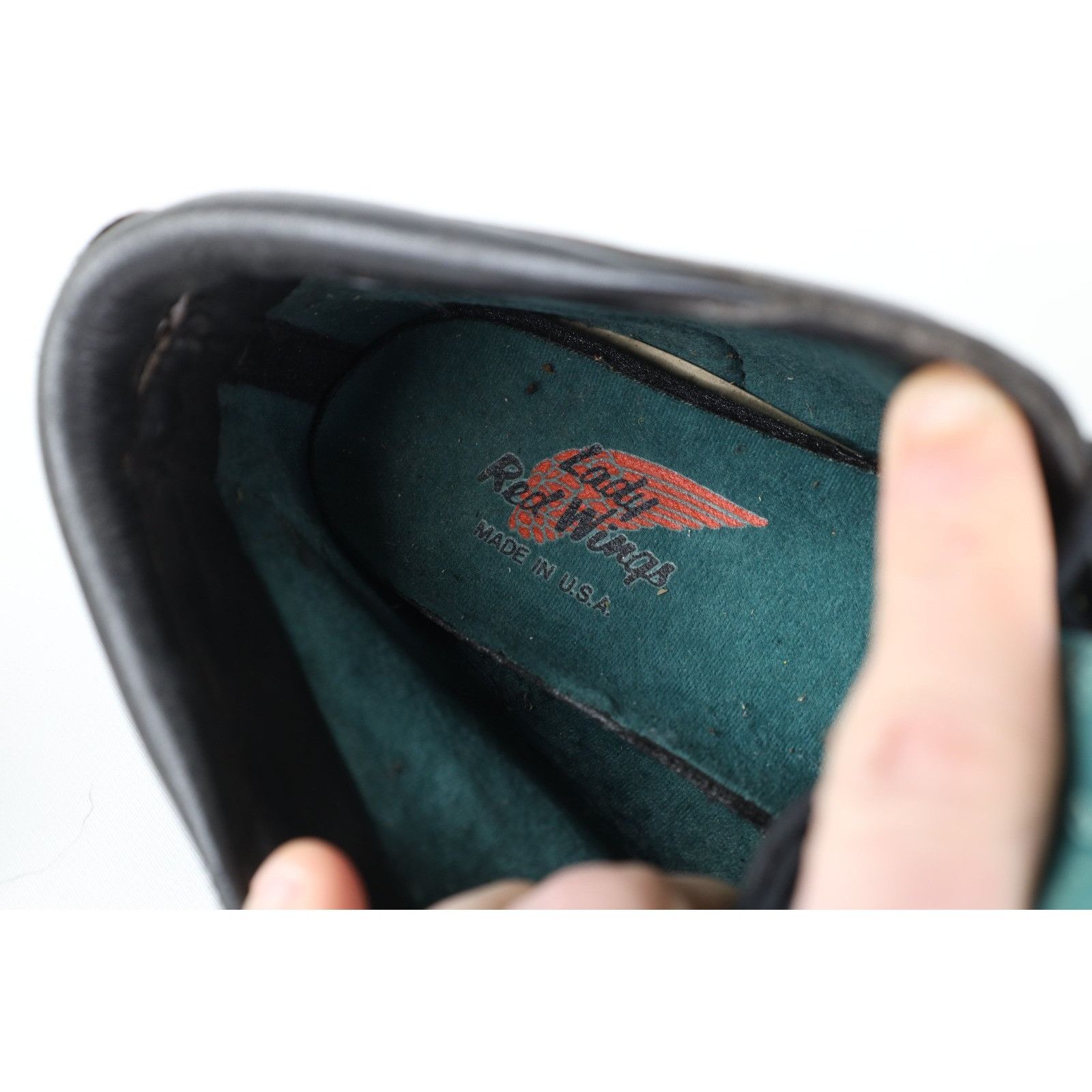 Red Wing Vintage 90s Lady Red Wing Shoes Leather Chukkas Boots Size US 7 / IT 37 - 10 Thumbnail