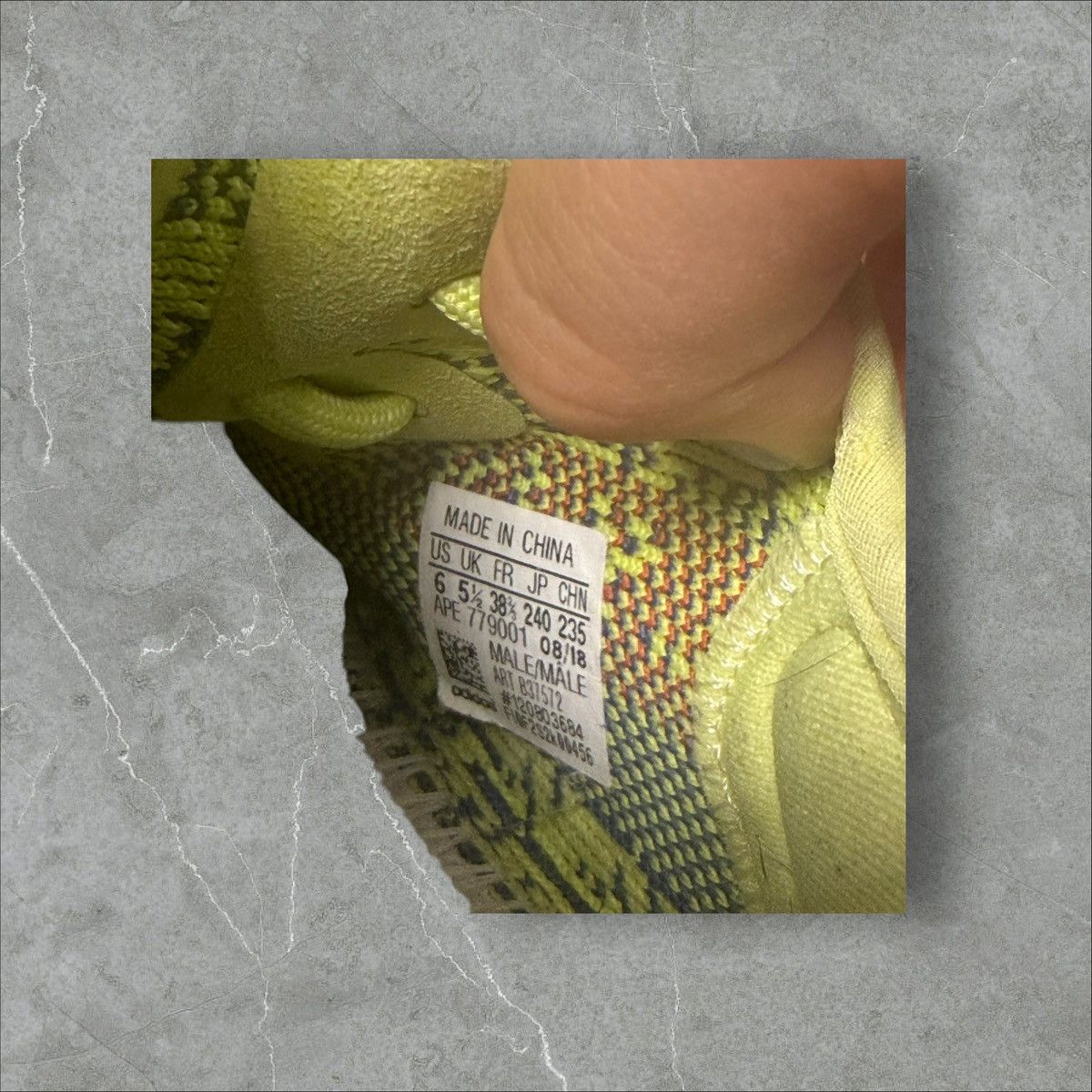 Adidas × Yeezy Semi yellow frozen Adidas Yeezy boost v2 size 38 2/3 Size US 8.5 / IT 38.5 - 7 Thumbnail
