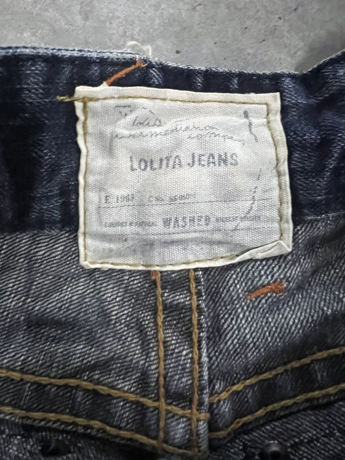 Japanese Brand FLARED🔥LOLITA DISTRESSED DENIM PANT Size US 28 / EU 44 - 8 Thumbnail