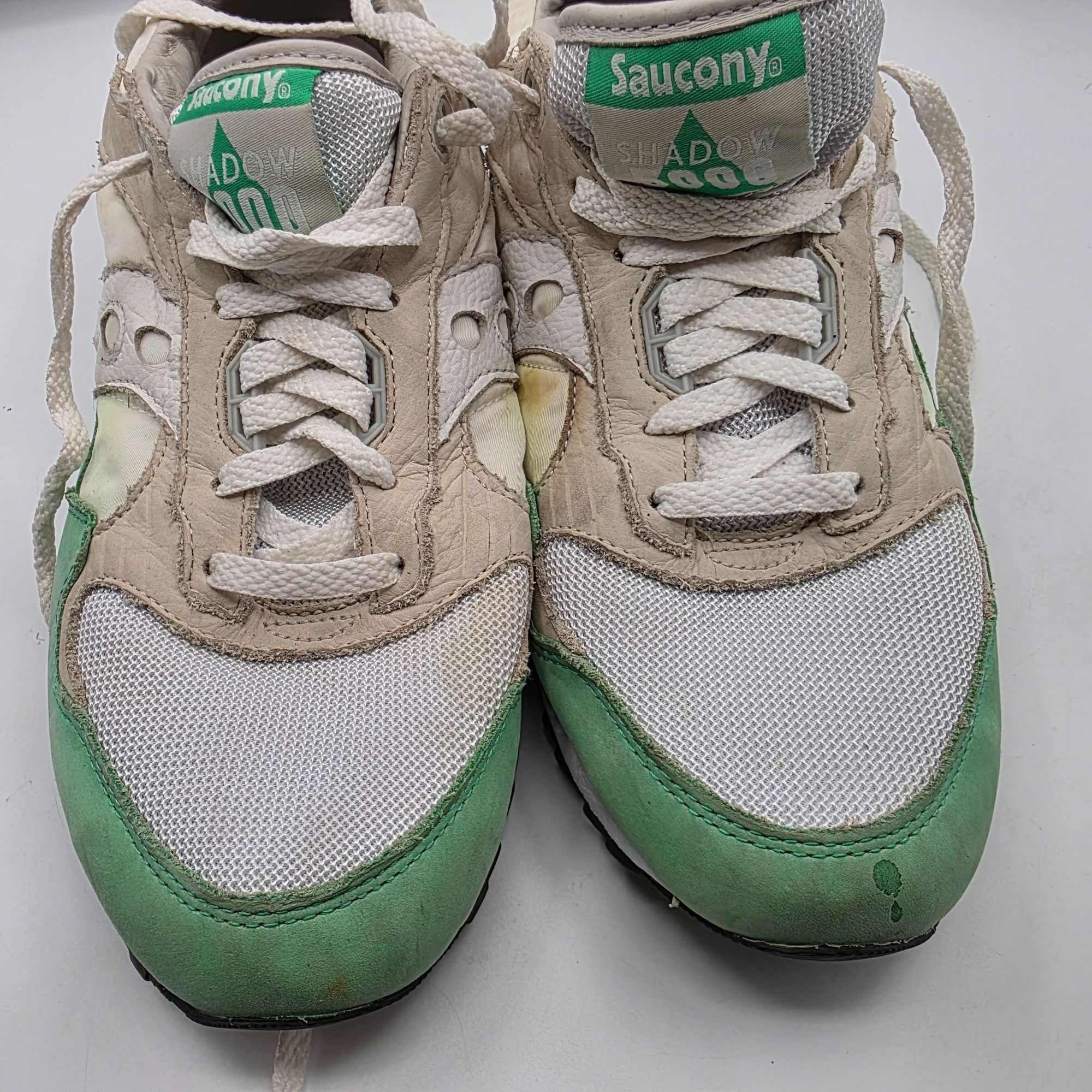 Saucony Saucony Shadow 5000 Mens Size 12 White Green Sneakers Casual Size US 12 / EU 45 - 9 Thumbnail