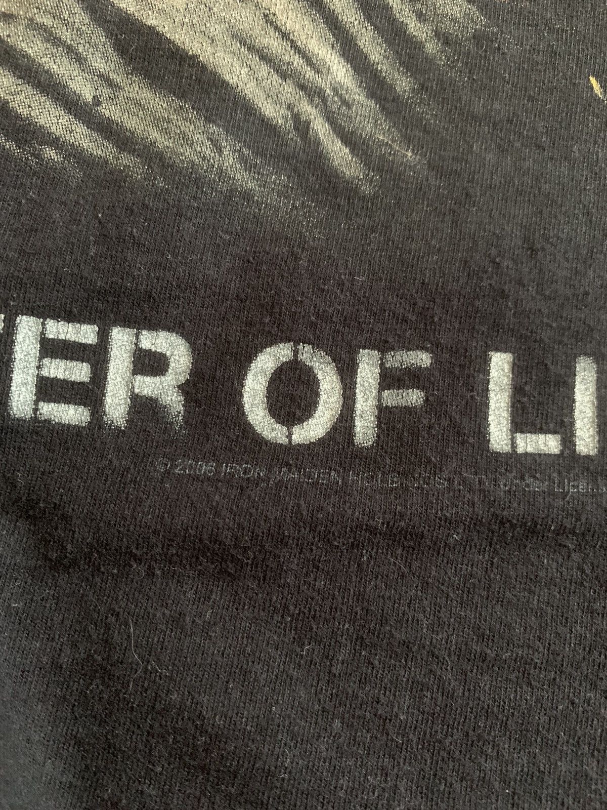 Band Tees × Iron Maiden × Vintage Vintage 2006 Iron Maiden A Matter Of Life And Death Tour Tee Size US M / EU 48-50 / 2 - 3 Thumbnail