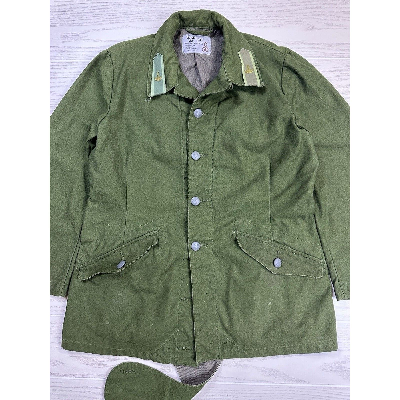 Vintage Vintage 70s M59 Swedish C50 Jacket Size US L / EU 52-54 / 3 - 2 Thumbnail
