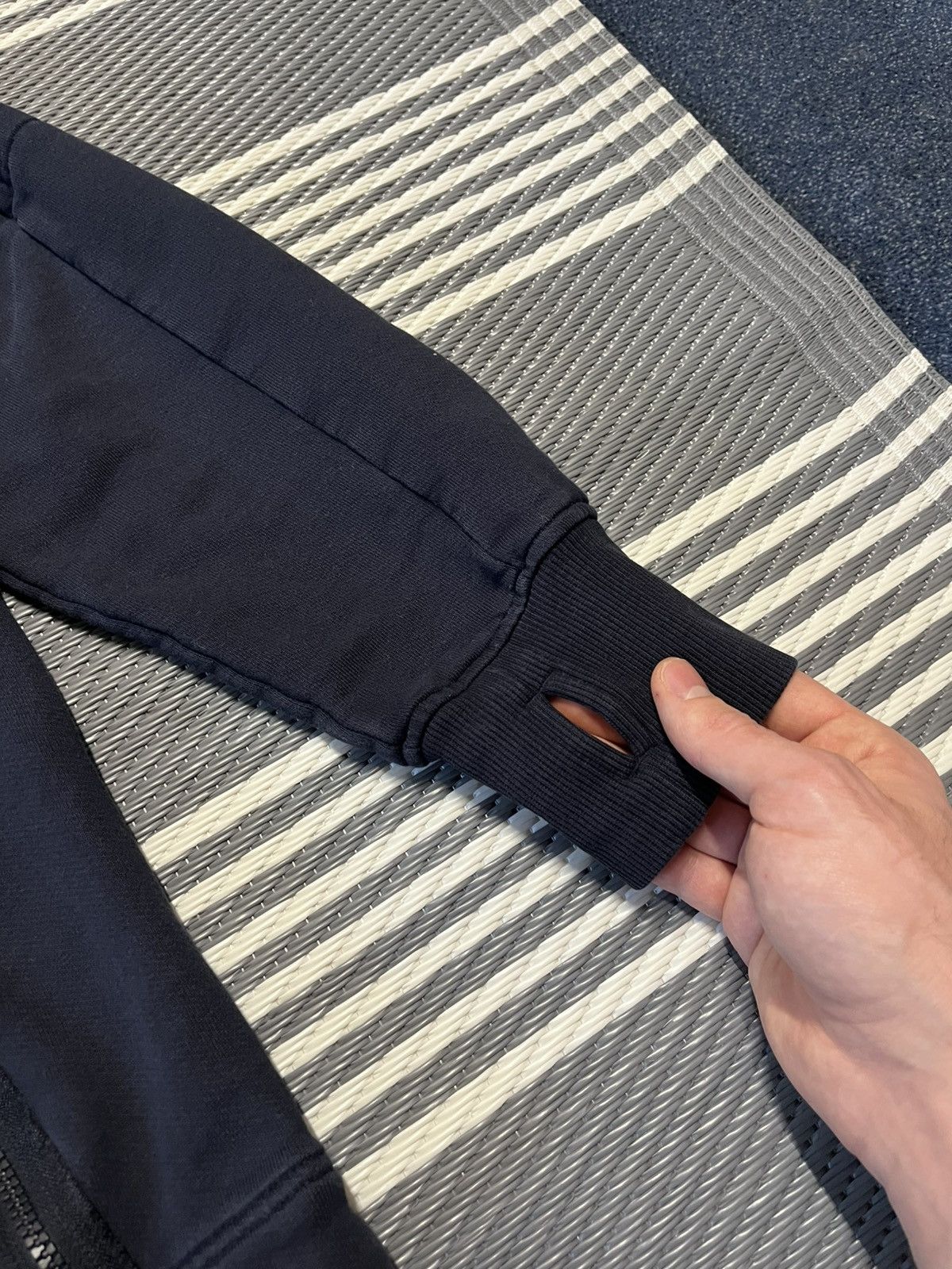 C.P. Company × Massimo Osti C.P. Company Front-zip Sweatshirt Dark Blue Size XL Size US L / EU 52-54 / 3 - 6 Thumbnail