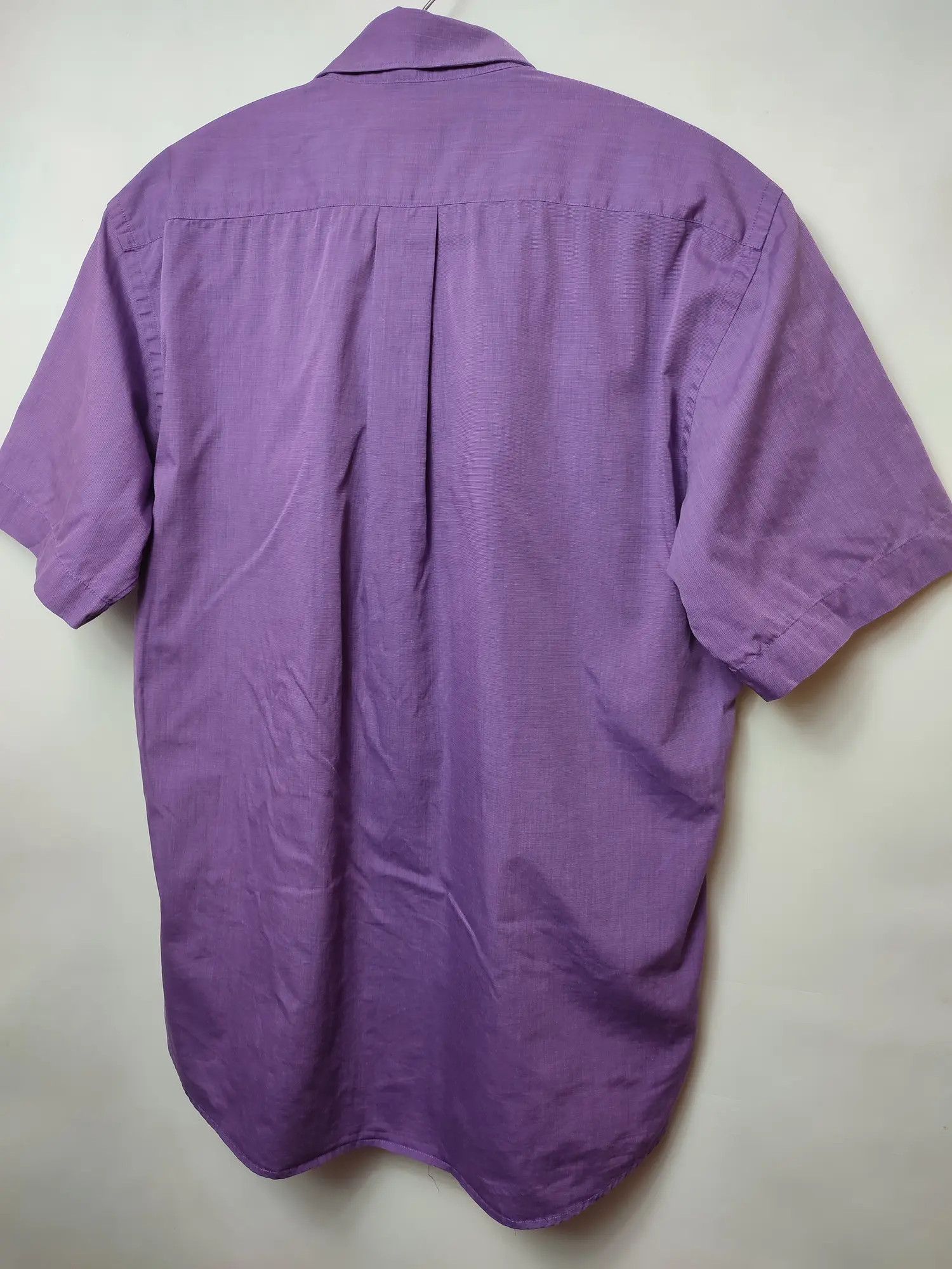Designer × Kenzo × Vintage Kenzo Homme Purple Short sleeve button shirt Size US M / EU 48-50 / 2 - 5 Thumbnail