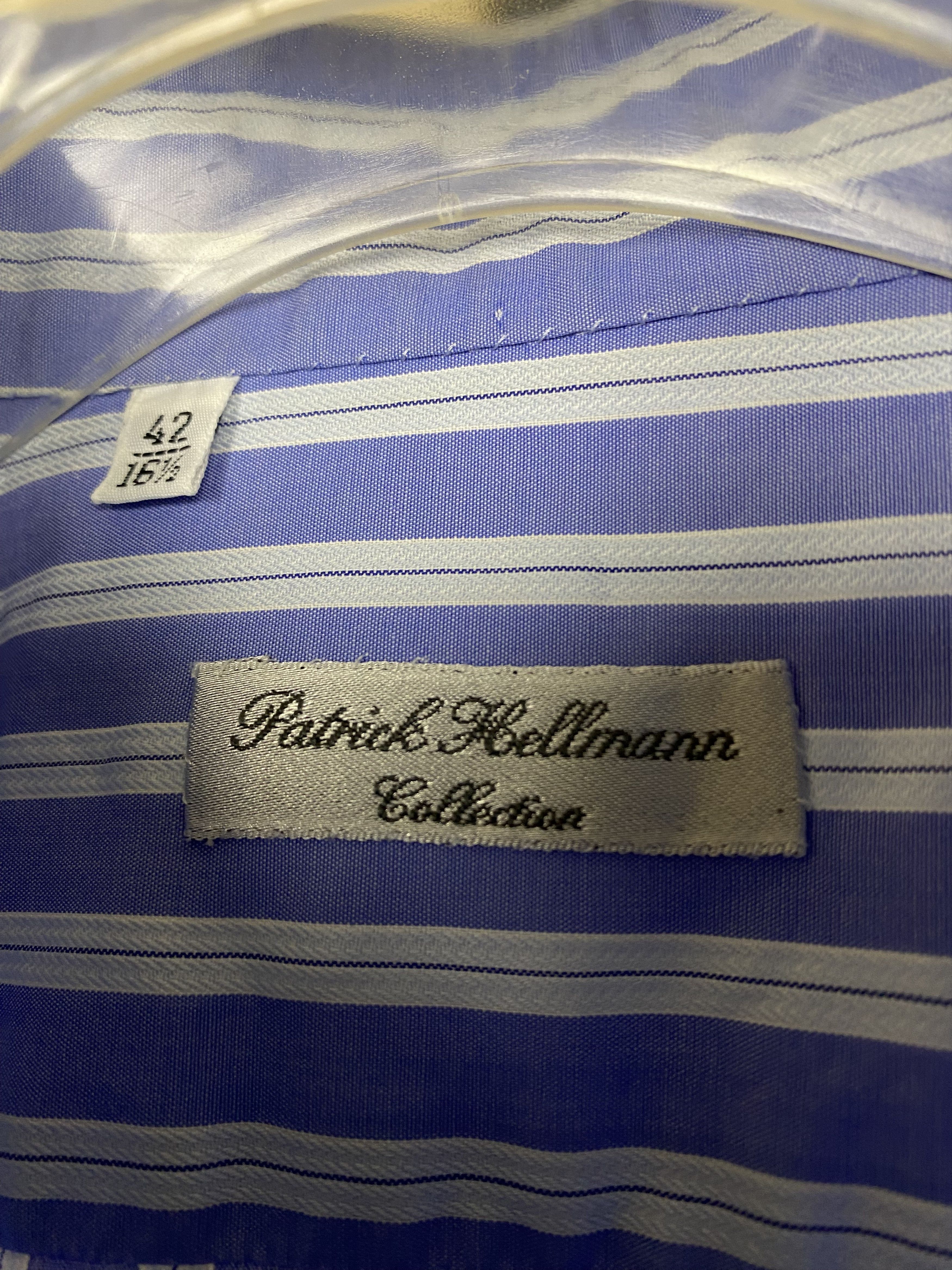 Patrick Hellmann Collection Patrick Hellmann collection classic stripe handmade shirt Size US M / EU 48-50 / 2 - 9 Thumbnail