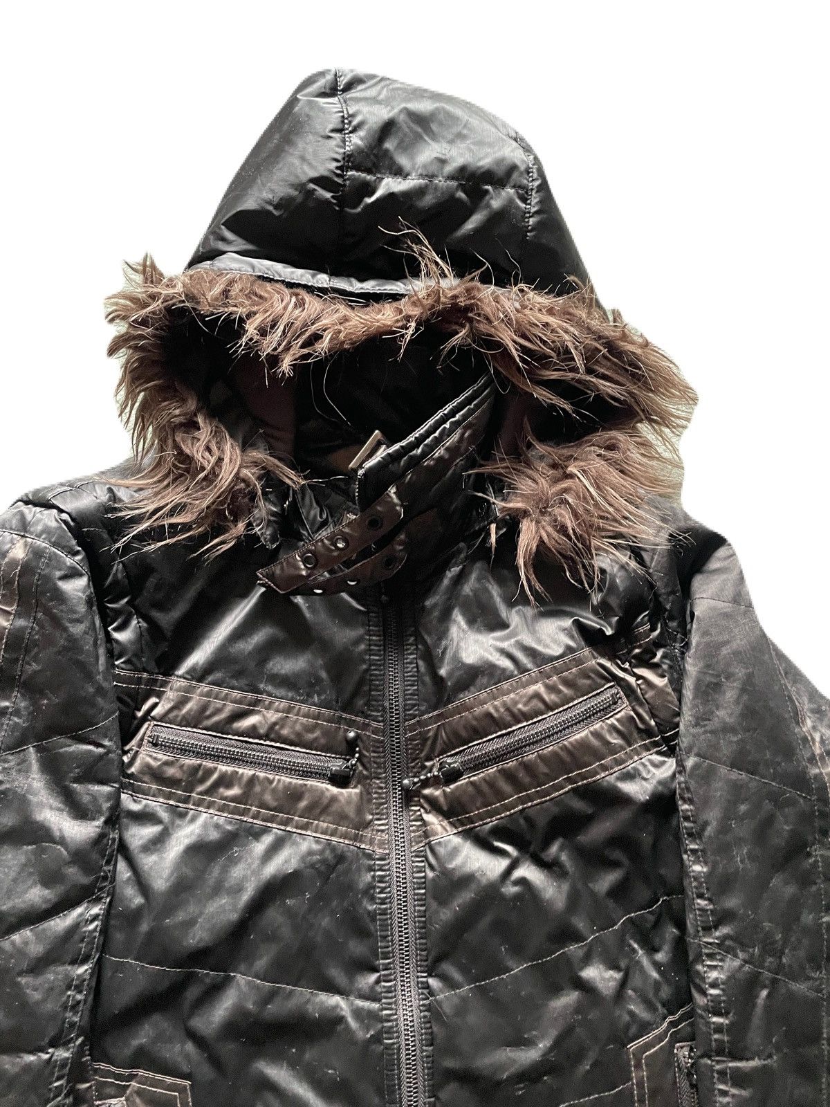 If Six Was Nine 2000s Hideaways Fur Detachable Sleeve Jacket archive Size US S / EU 44-46 / 1 - 4 Thumbnail