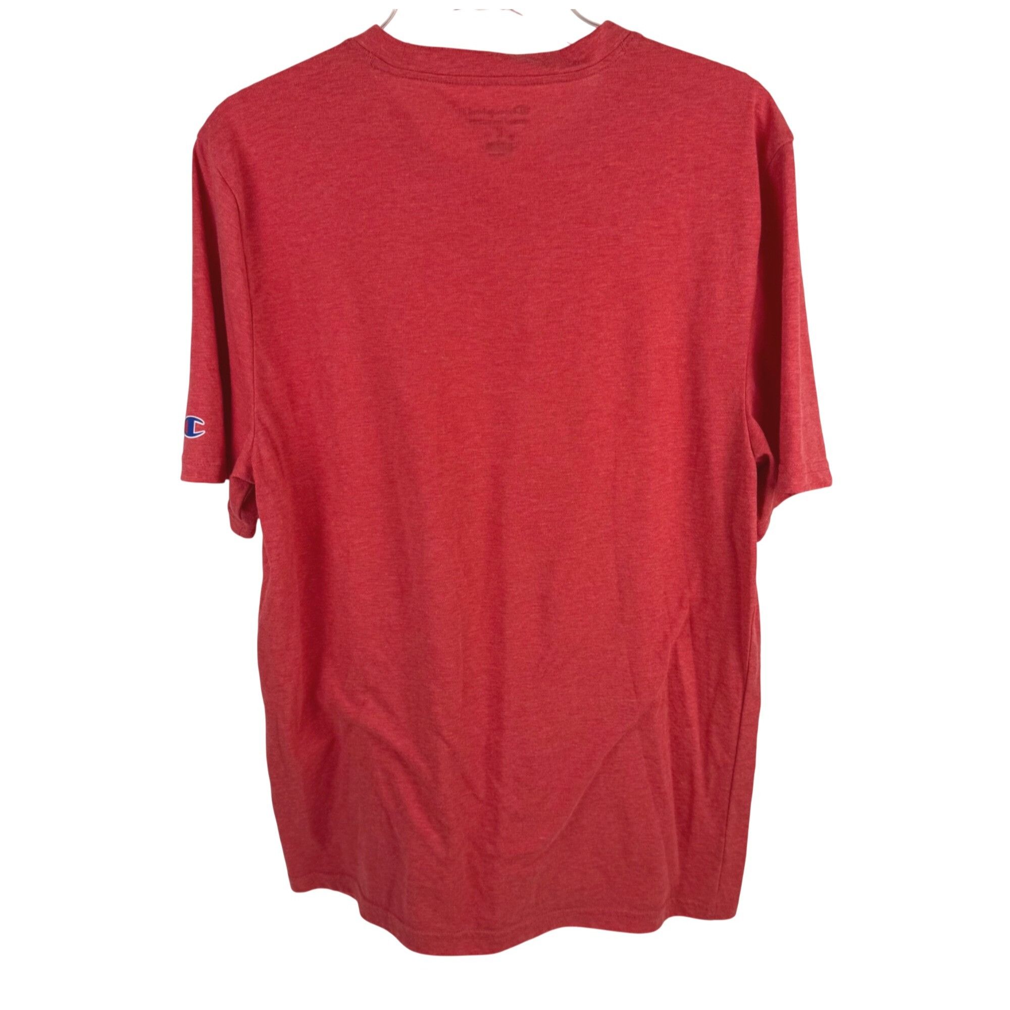 Champion Champion Men's Short-Sleeve Cotton-Blend T-Shirt Red Size M Size US M / EU 48-50 / 2 - 4 Thumbnail