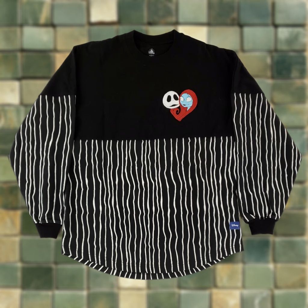 Disney Disney Spirit Jersey Nightmare Before Christmas T Shirt Long Sleeve Mens S Black Spirit Jersey Shirt Mens S Size US S / EU 44-46 / 1 - 1 Thumbnail
