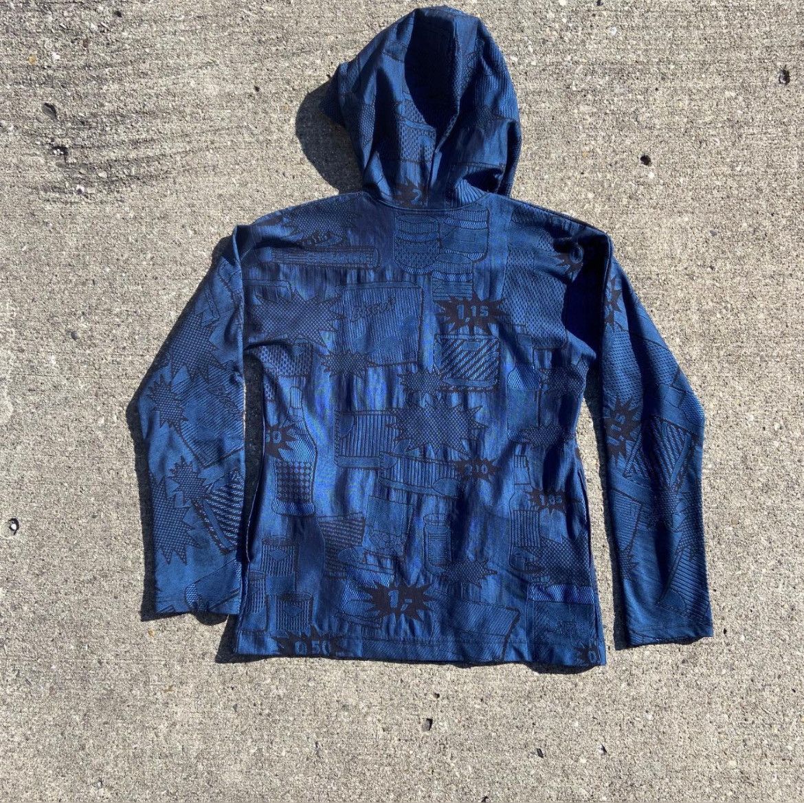 Pleats Please Issey Miyake Issey Miyake APOC Cartoon Graphic Zip-up Hoodie Size US S / EU 44-46 / 1 - 2 Thumbnail