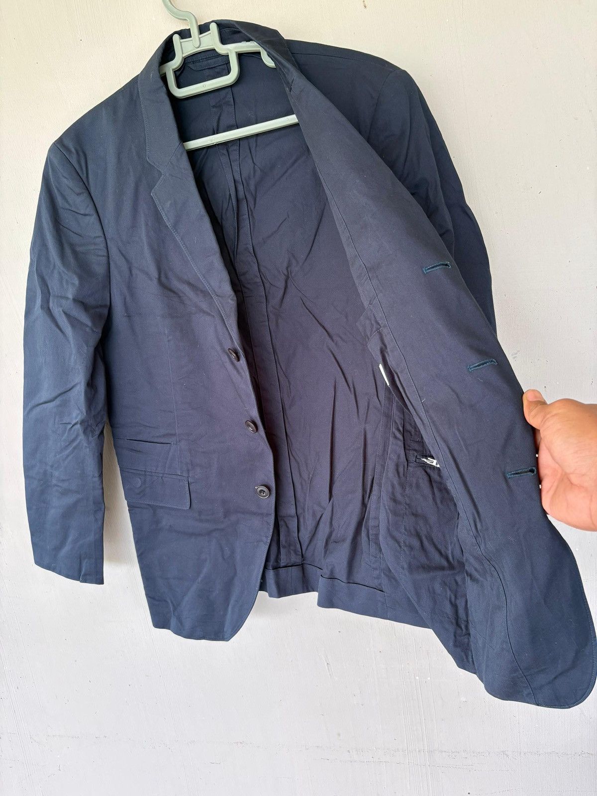 Lemaire Lemaire x Uniqlo Blue Black Jacket Coat Size US M / EU 48-50 / 2 - 5 Thumbnail