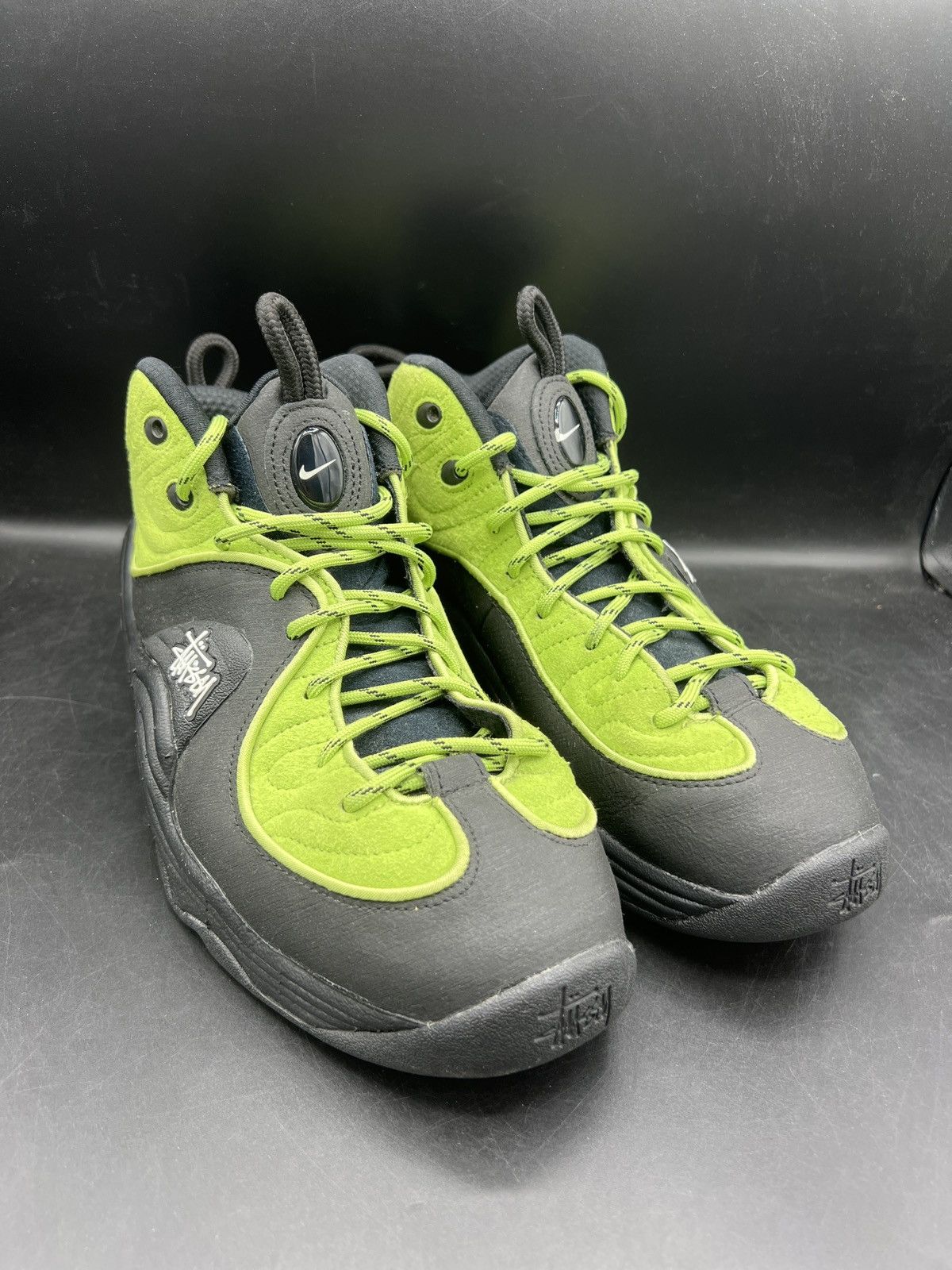 Nike × Stussy Nike x Stussy Air Penny 2 'Vivid Green' Men’s 9 DX6933-300 Size US 9 / EU 42 - 3 Thumbnail