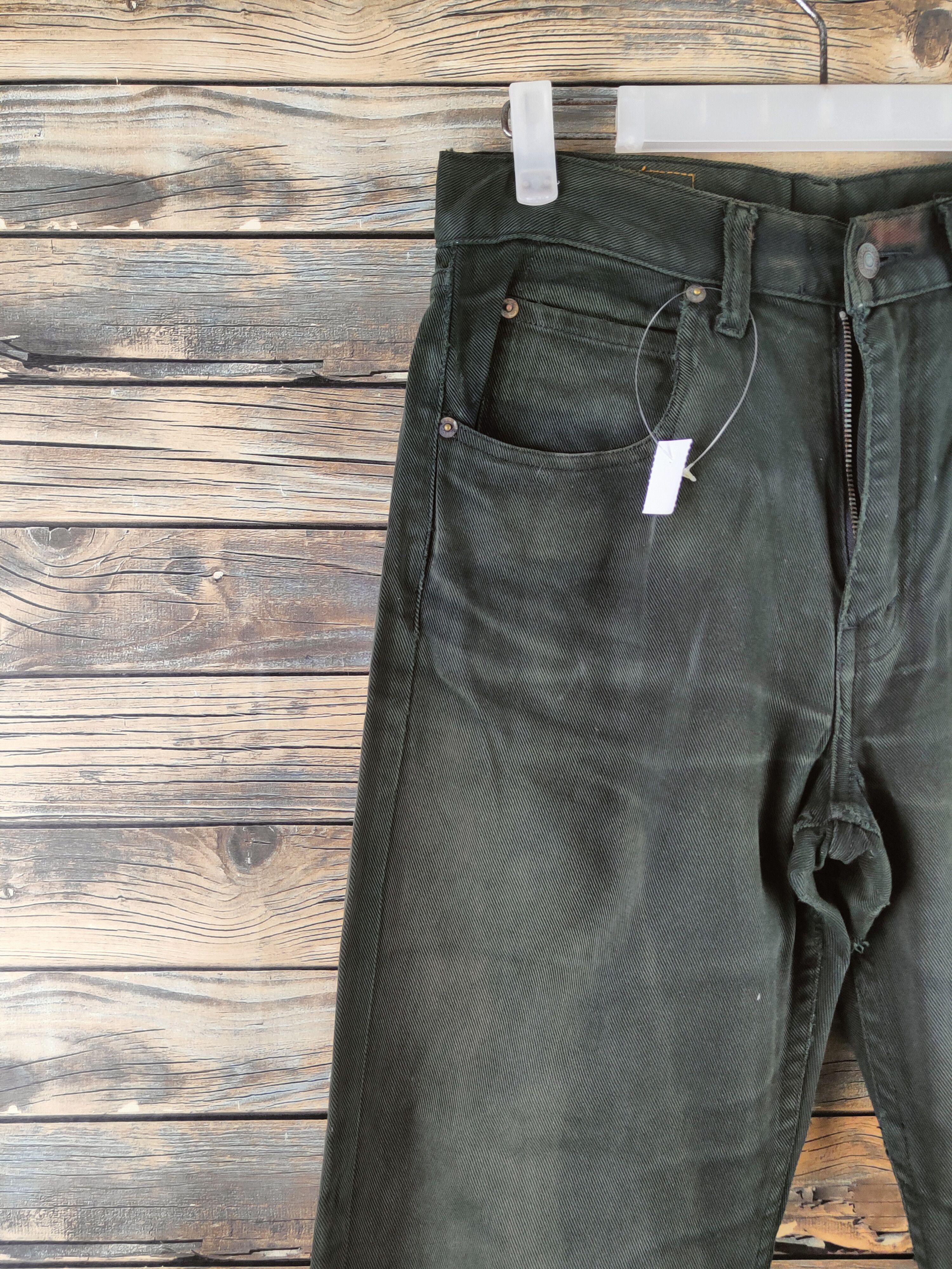 Levi's Levi's Black Distressed ripped vintage denim Jeans #S2819 Size US 30 / EU 46 - 3 Thumbnail