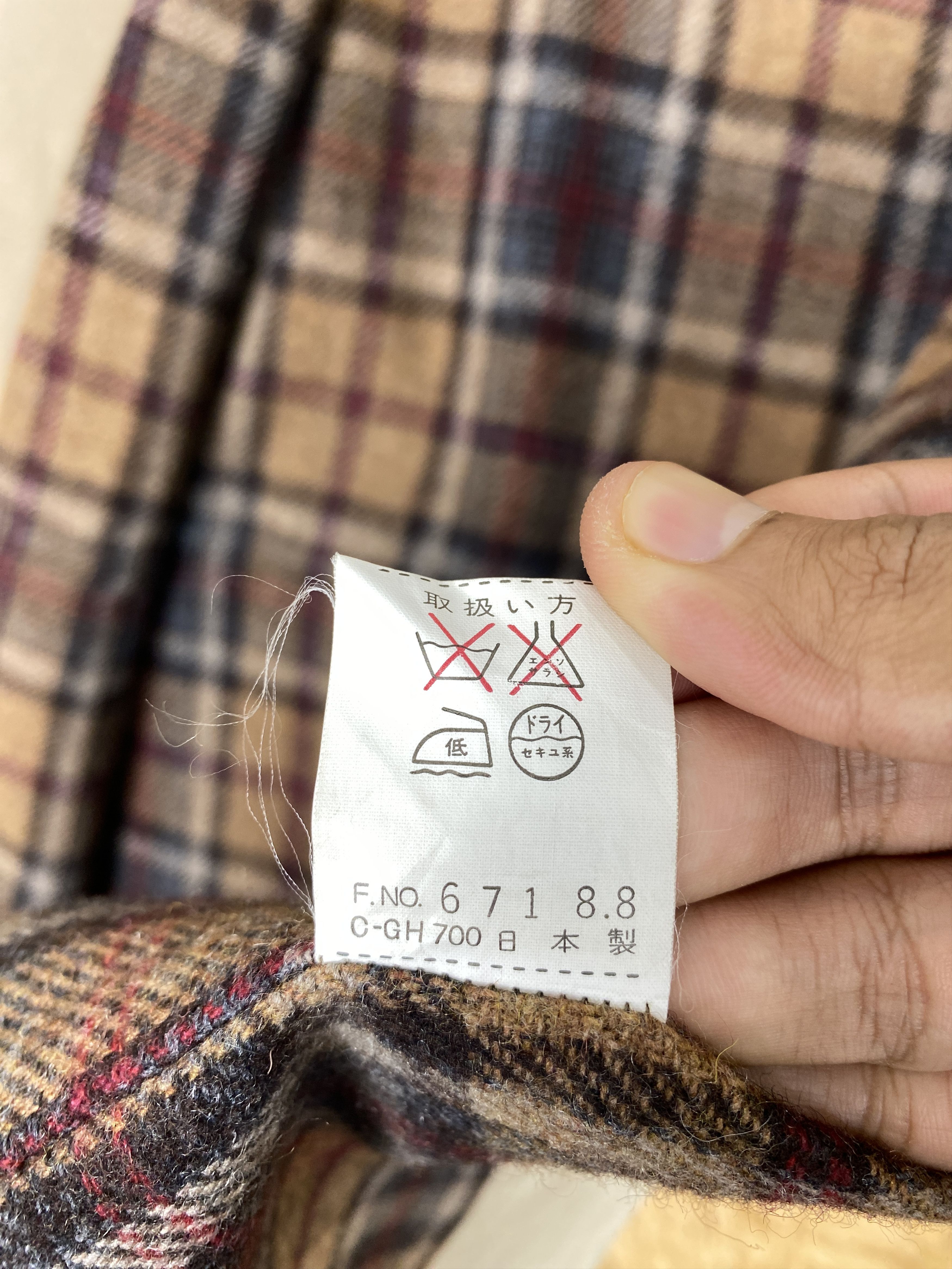 Japanese Brand Vintage Love Modoc Flannel Lining Jacket J2378 Size US S / EU 44-46 / 1 - 8 Thumbnail