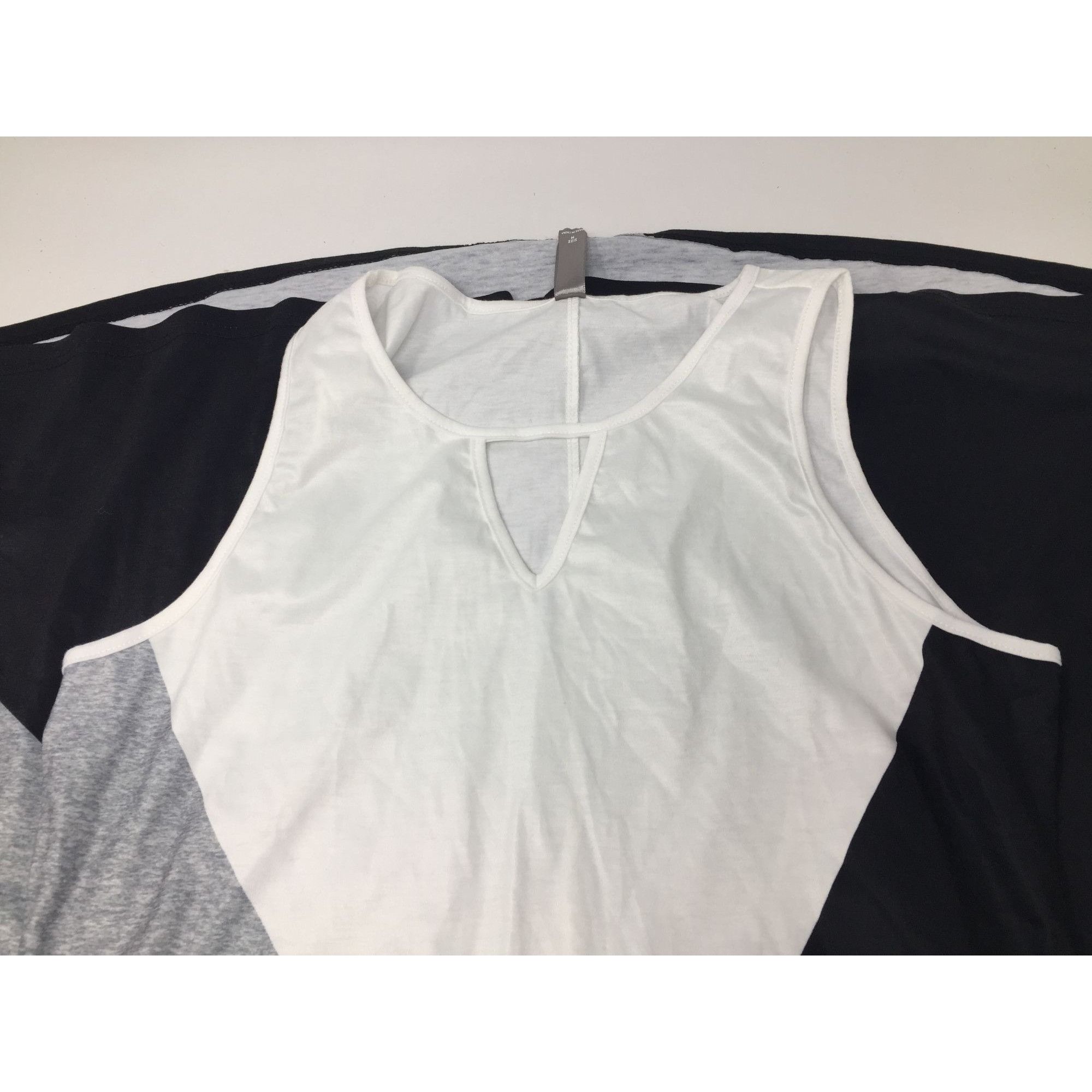 Other NORACORA Lightweight Comfortable Casual COLOR BLOCKING SLEEV Size M / US 6-8 / IT 42-44 - 4 Thumbnail