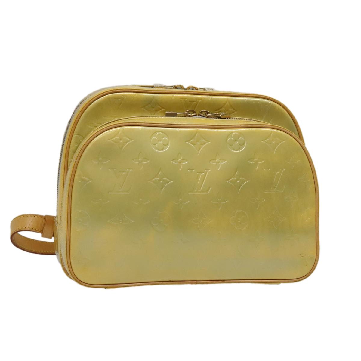 LOUIS VUITTON Monogram Vernis Marley Backpack Gris M91038