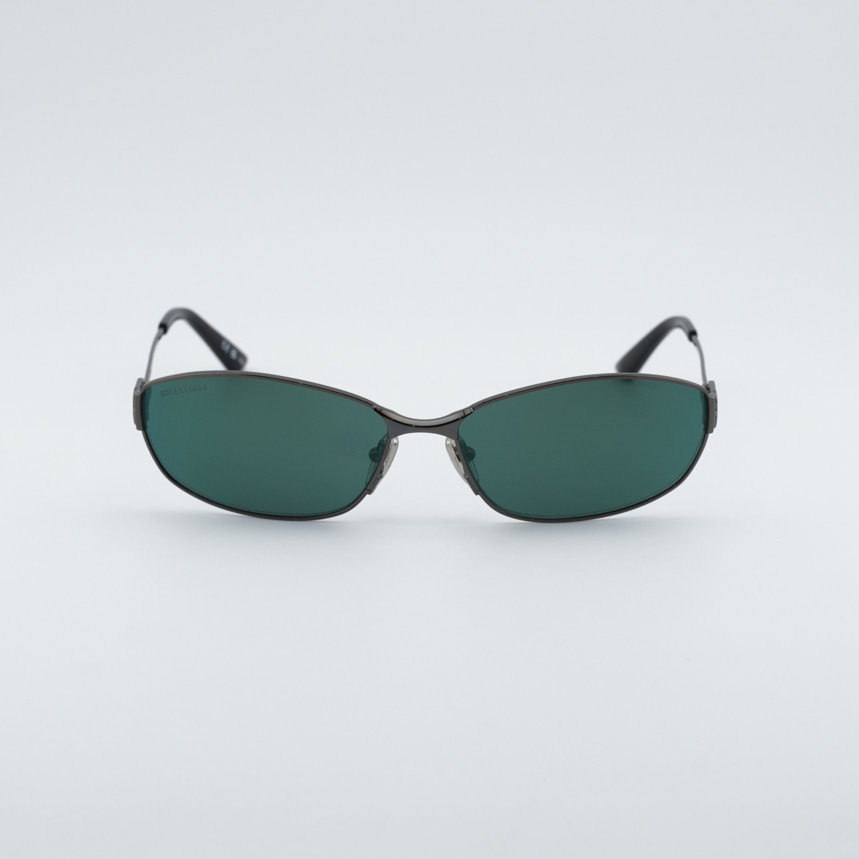 Balenciaga Balenciaga BB0336S 005 Unisex Sunglasses Grey Oval Frame Size ONE SIZE - 7 Thumbnail