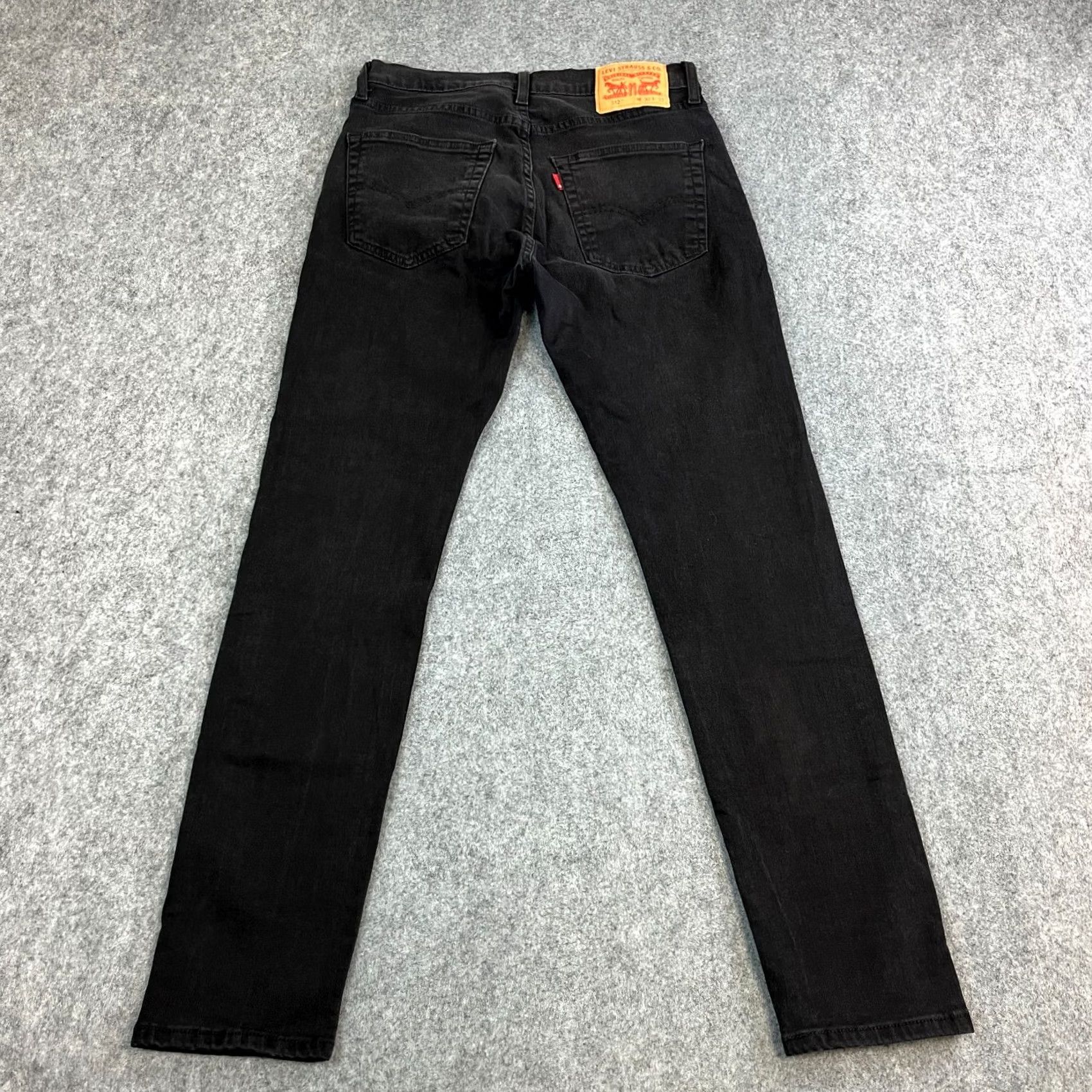 Levi's Levi's 512 Jeans Slim Skinny 30 32 Dark Wash Black Stretch Denim Regular Mens Clothing Slim Fit 5-Pocket Levi's 500 Series Mens Jeans Size US 30 / EU 46 - 2 Thumbnail