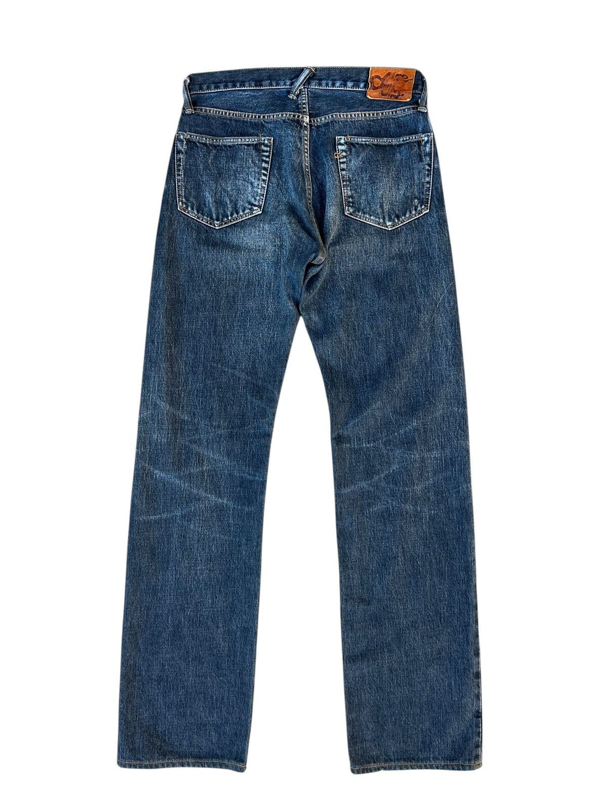 45rpm Vintage 45rpm Distressed Fade Denim Selvedge Jeans Size US 30 / EU 46 - 14 Thumbnail