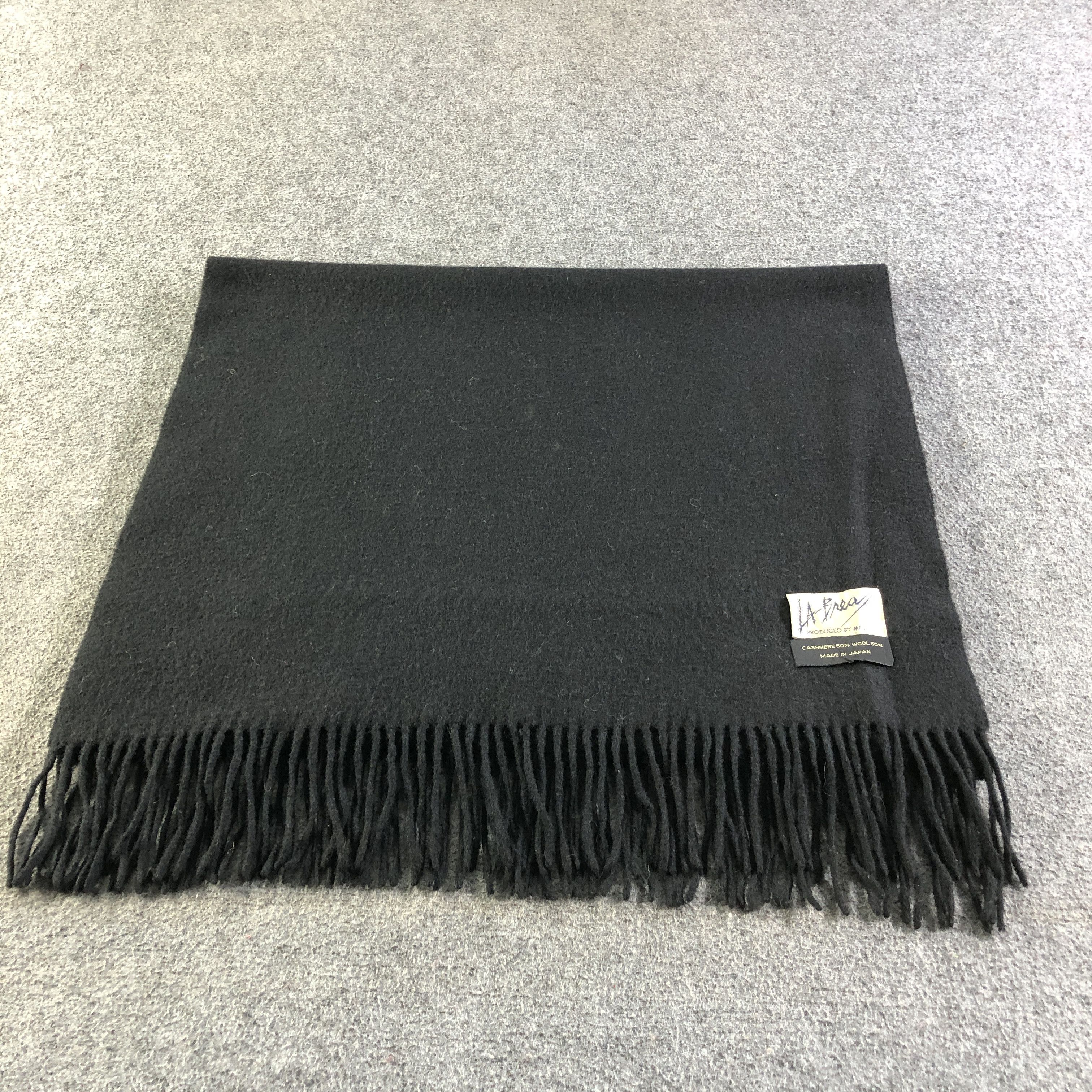 Melrose Melrose Cashmere/Wool Scarf Muffler V2714 Size ONE SIZE - 3 Thumbnail