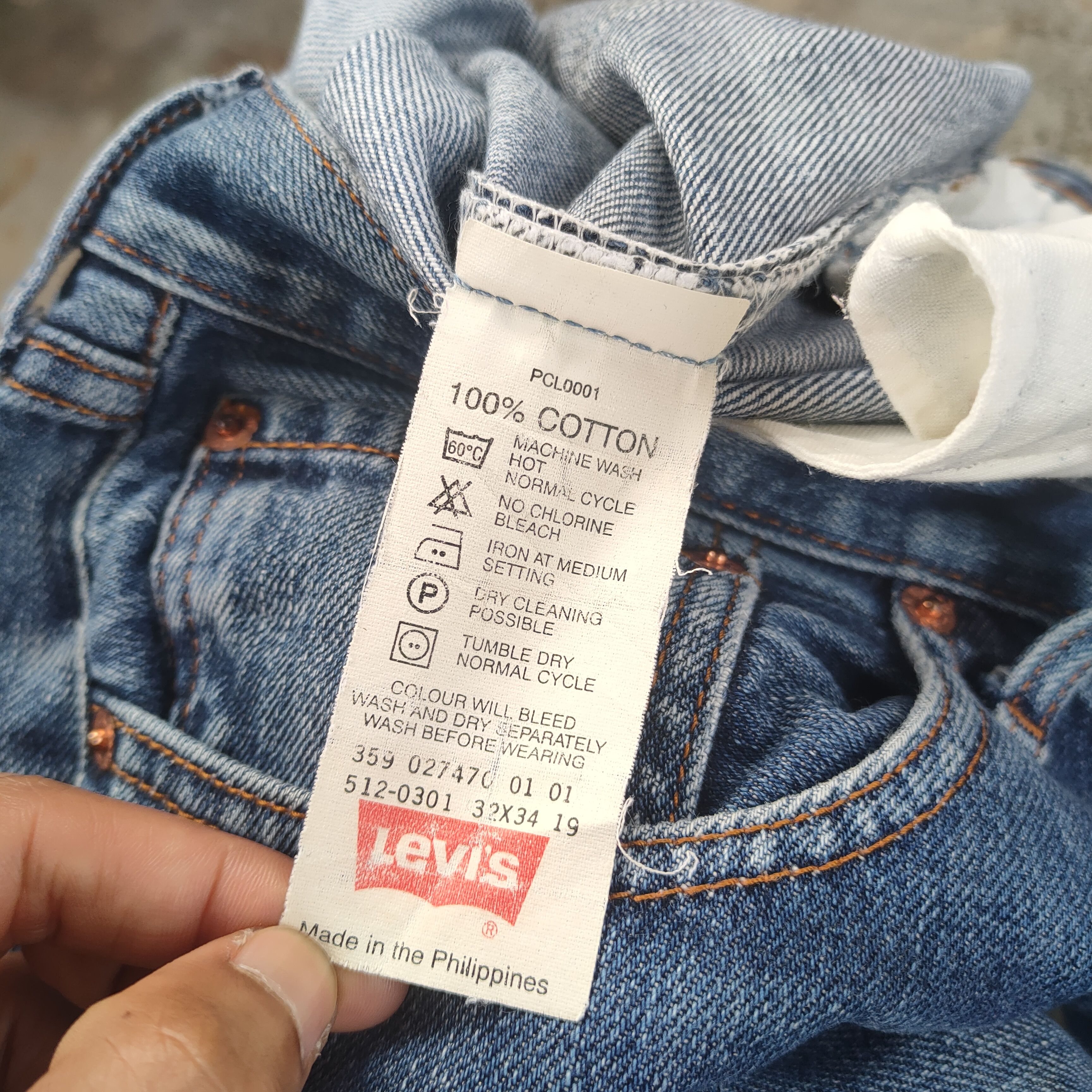 Levi's Vintage Clothing W32 VINTAGE 2001 LEVI'S 512 FADED JEANS DENIM PANTS Size US 32 / EU 48 - 16 Thumbnail