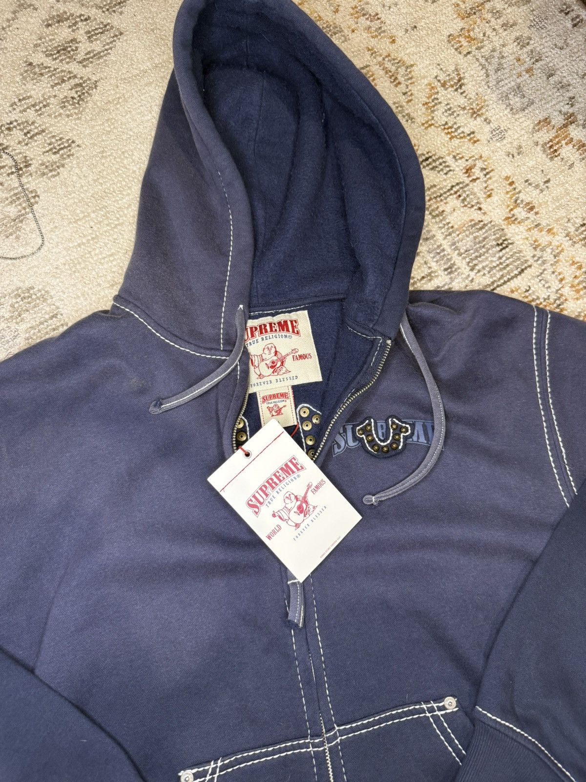 Supreme × True Religion Supreme x True Religion zip up fw25 Size US L / EU 52-54 / 3 - 2 Thumbnail