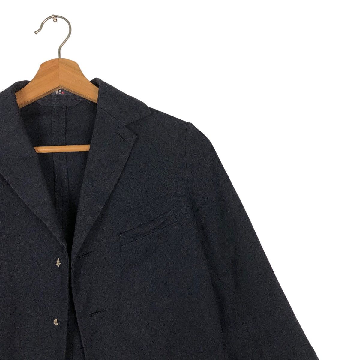 45rpm 🔥Vintage Indigo Cropped Chore Jacket 45RPM Japan Made Size US M / EU 48-50 / 2 - 6 Thumbnail
