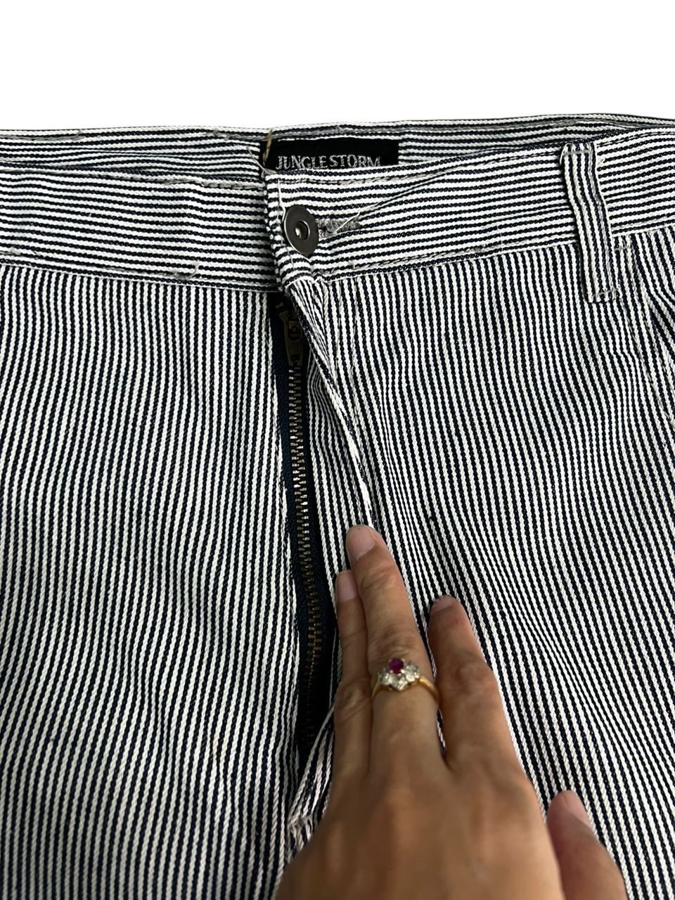 Japanese Brand Japanese Brand Jungle Storm Stripes Carpenter Pants Size US 32 / EU 48 - 5 Thumbnail