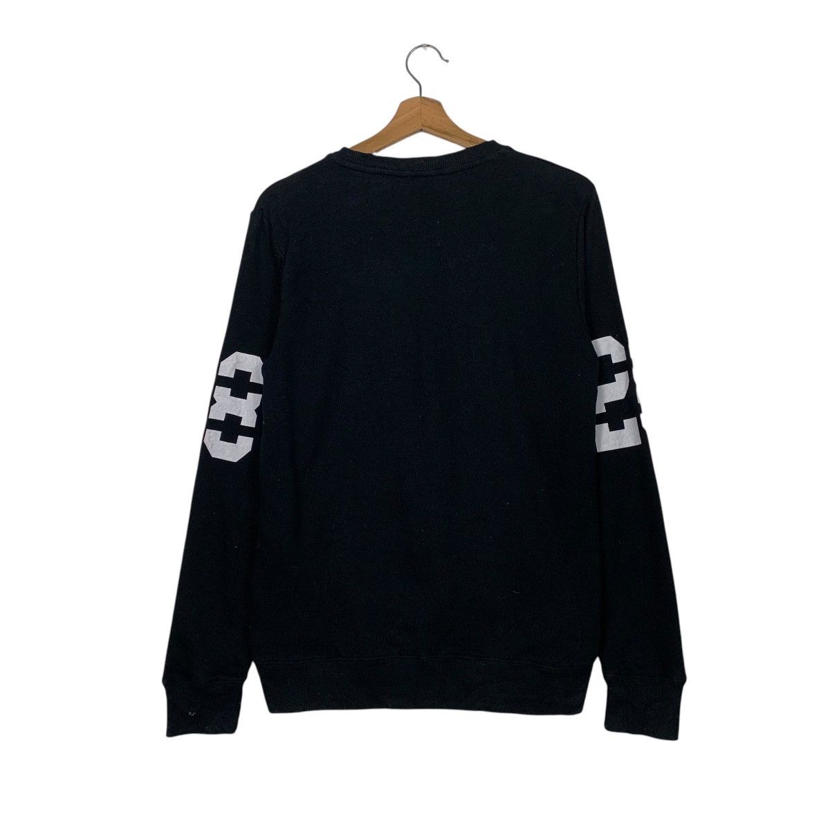 Japanese Brand Mickey Pure Black Crewneck Sweatshirt Size US M / EU 48-50 / 2 - 7 Thumbnail