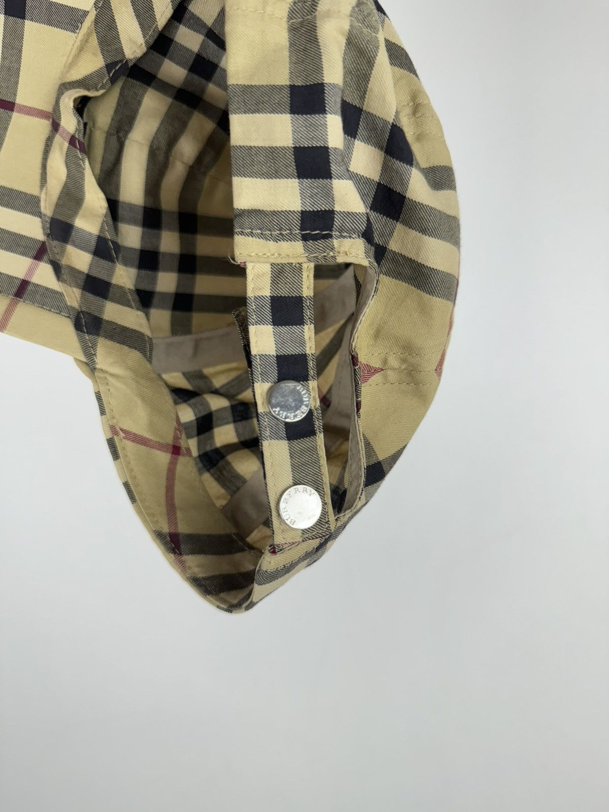 Burberry Vintage rare hat Burberry Nova Check original casual item Size ONE SIZE - 3 Thumbnail
