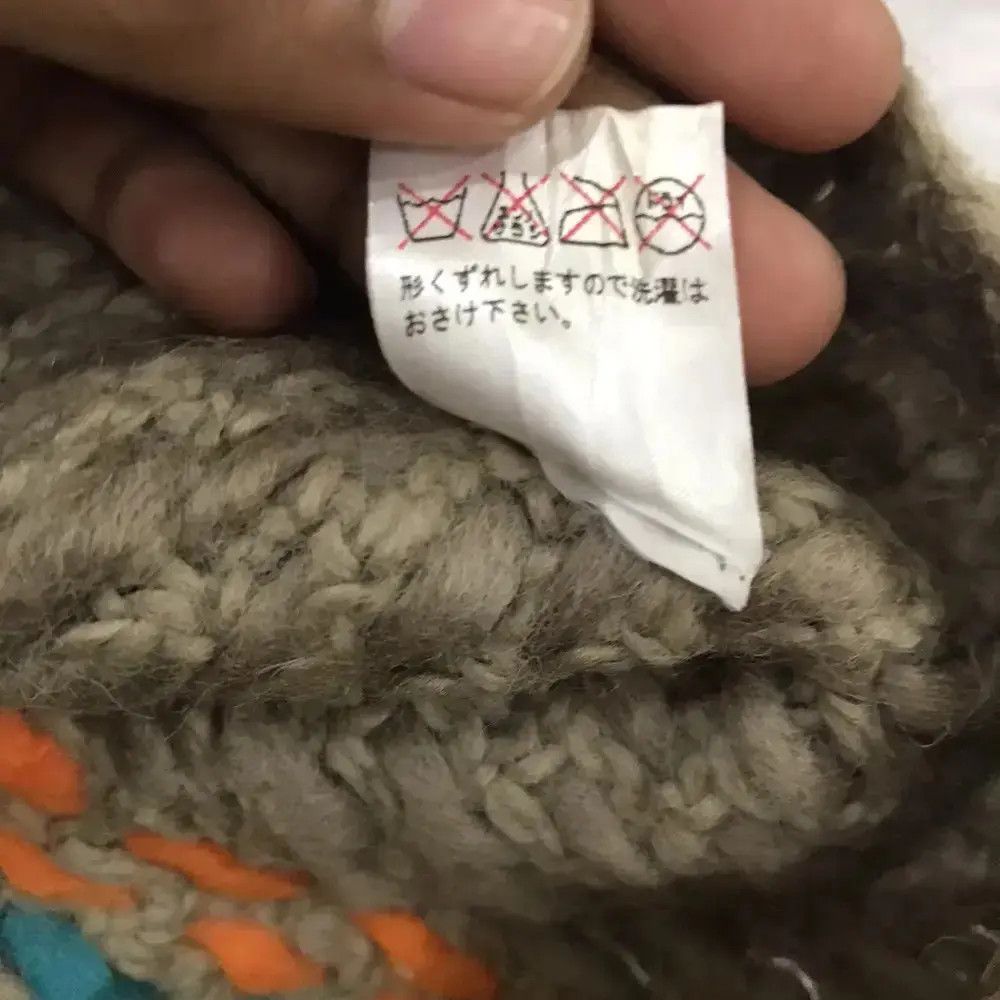 Japanese Brand Rare Design Knit Beanie Hat Size ONE SIZE - 7 Thumbnail