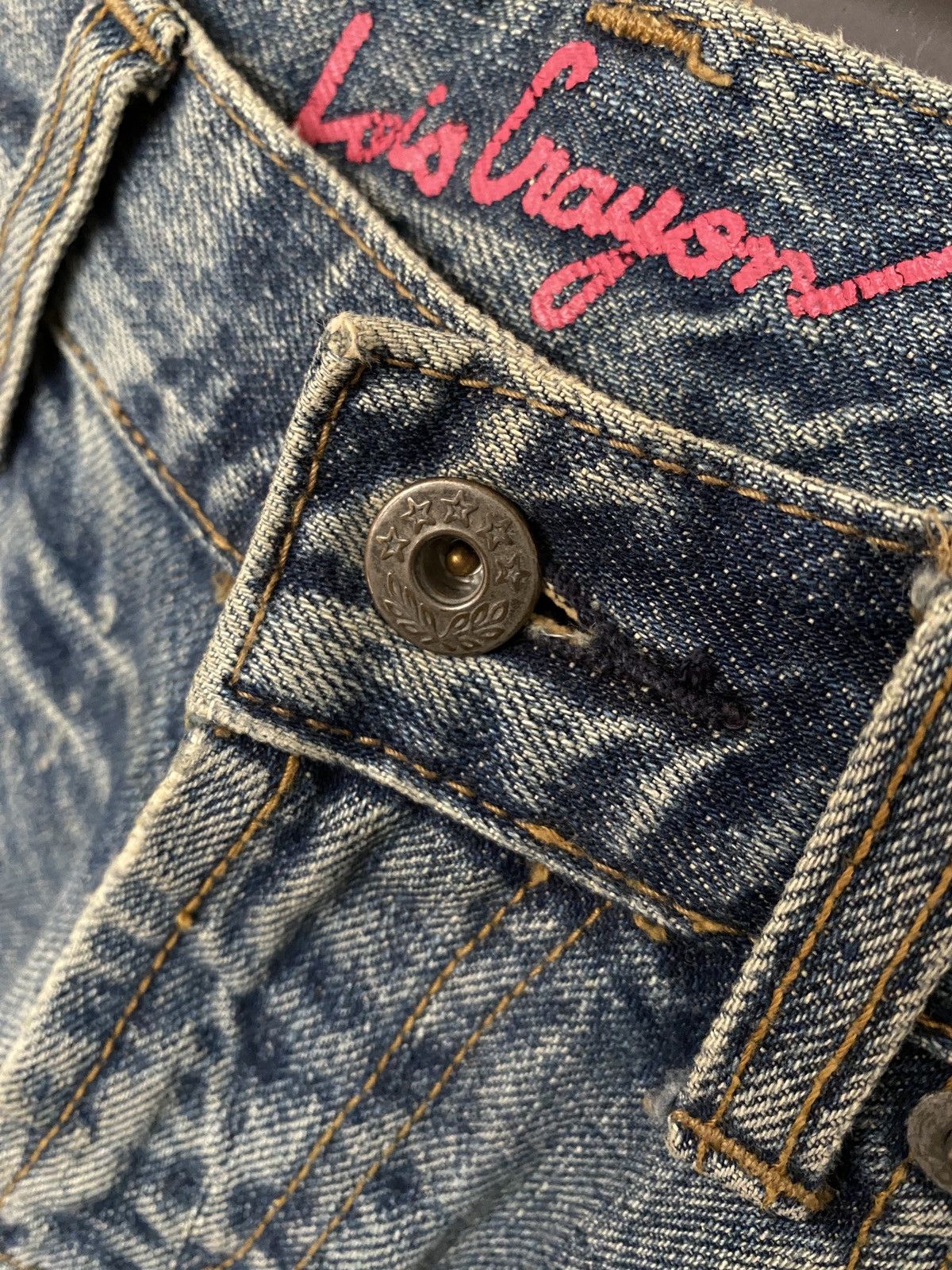 Japanese Brand × Vintage Vintage Japanese Brand Lois Crayon Flared Jeans 1990s Size US 27 - 13 Thumbnail