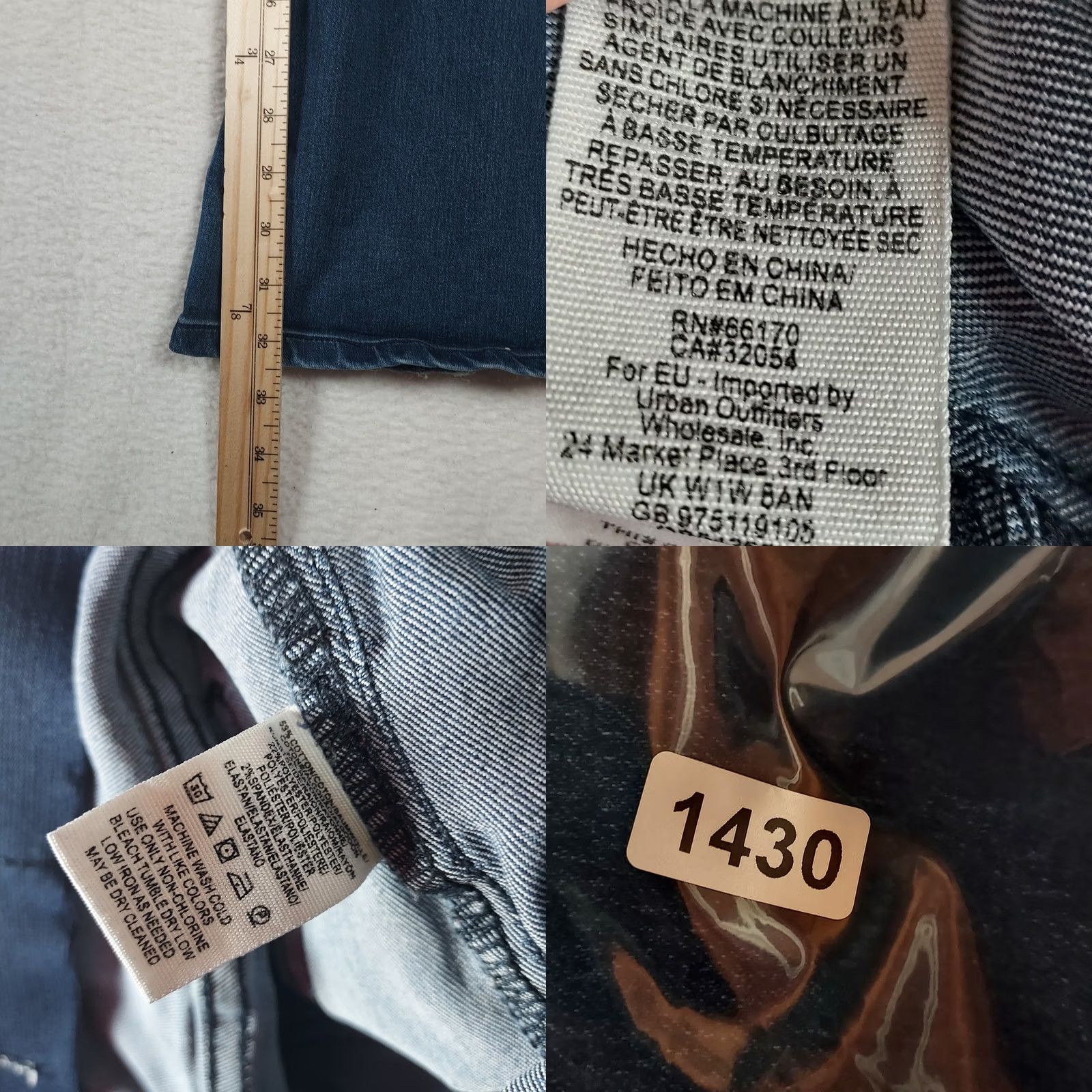 Free People VINTAGE? No — Free People Jeans Flared Women’s 26 Blue Denim Stretch Pull On 5-Pocket Festival Bohemian Shirt? Size 26" / US 2 / IT 38 - 8 Thumbnail